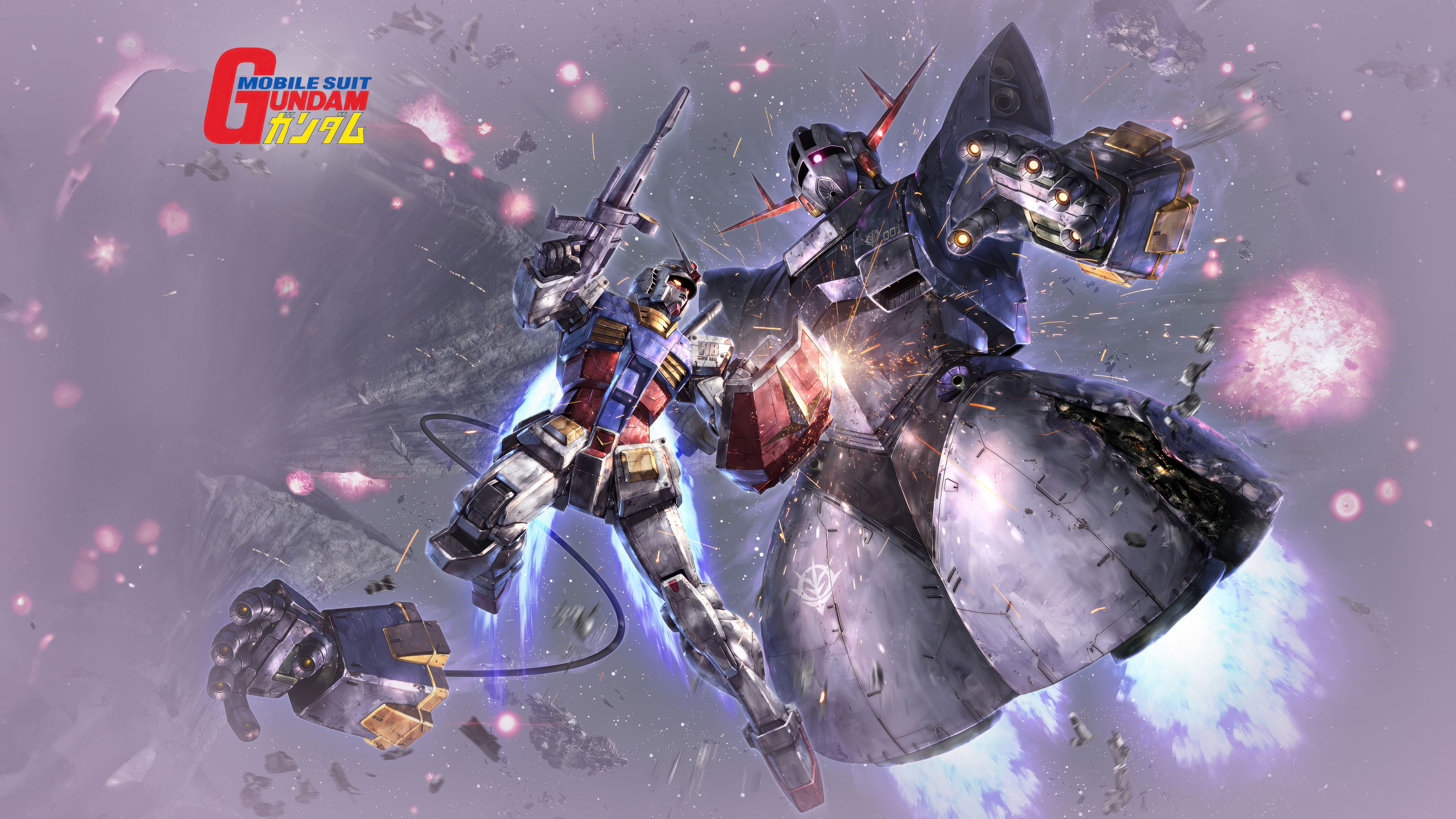 5120x2880 RX 78 2 Gundam Wallpaper 4K, MSN 02 Zeong, Boss Fight