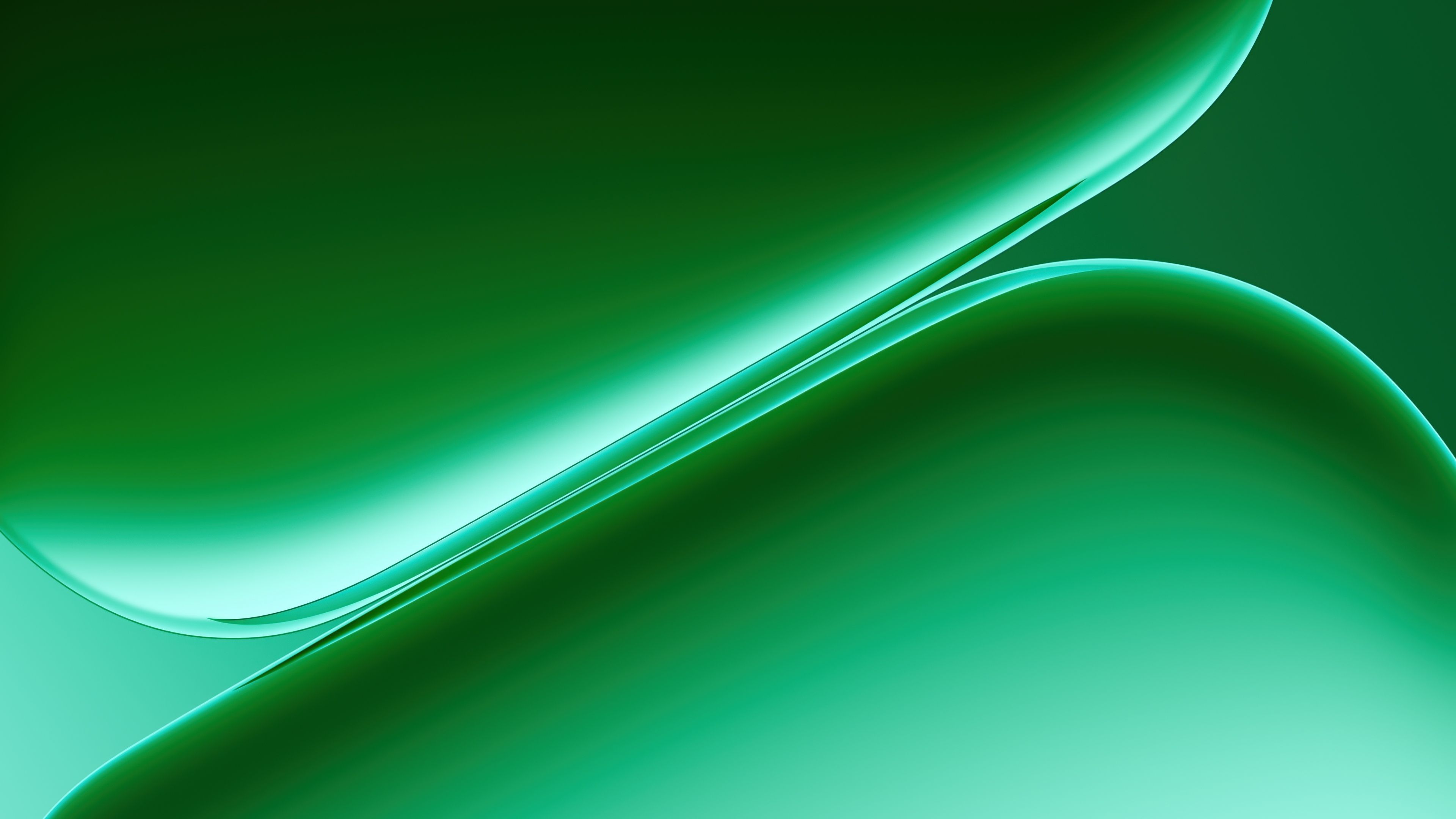 3840x2160 Green abstract Wallpaper 4K, Gradient background