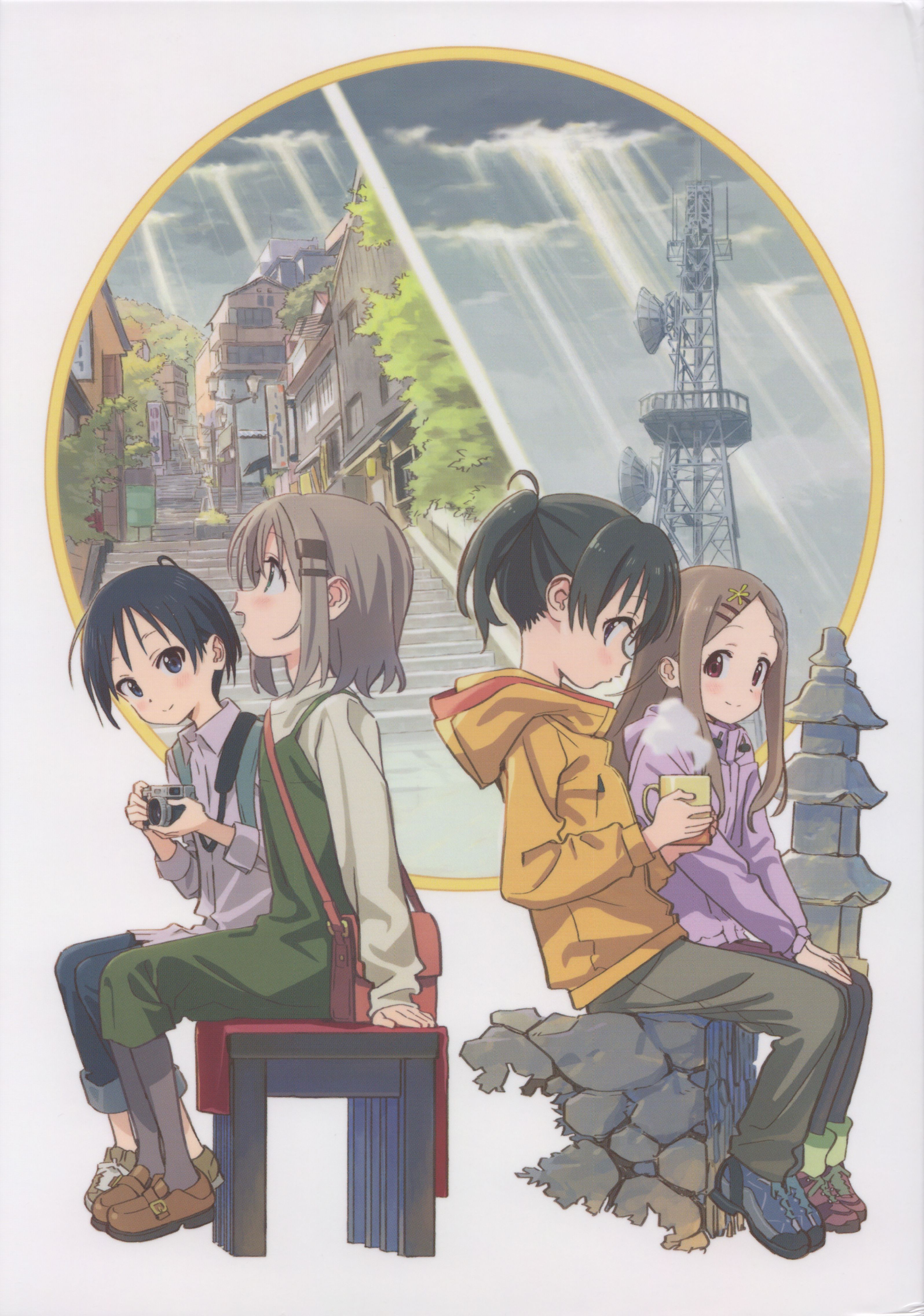 3191x4545 Yama no Susume Of Climb Anime Image Board
