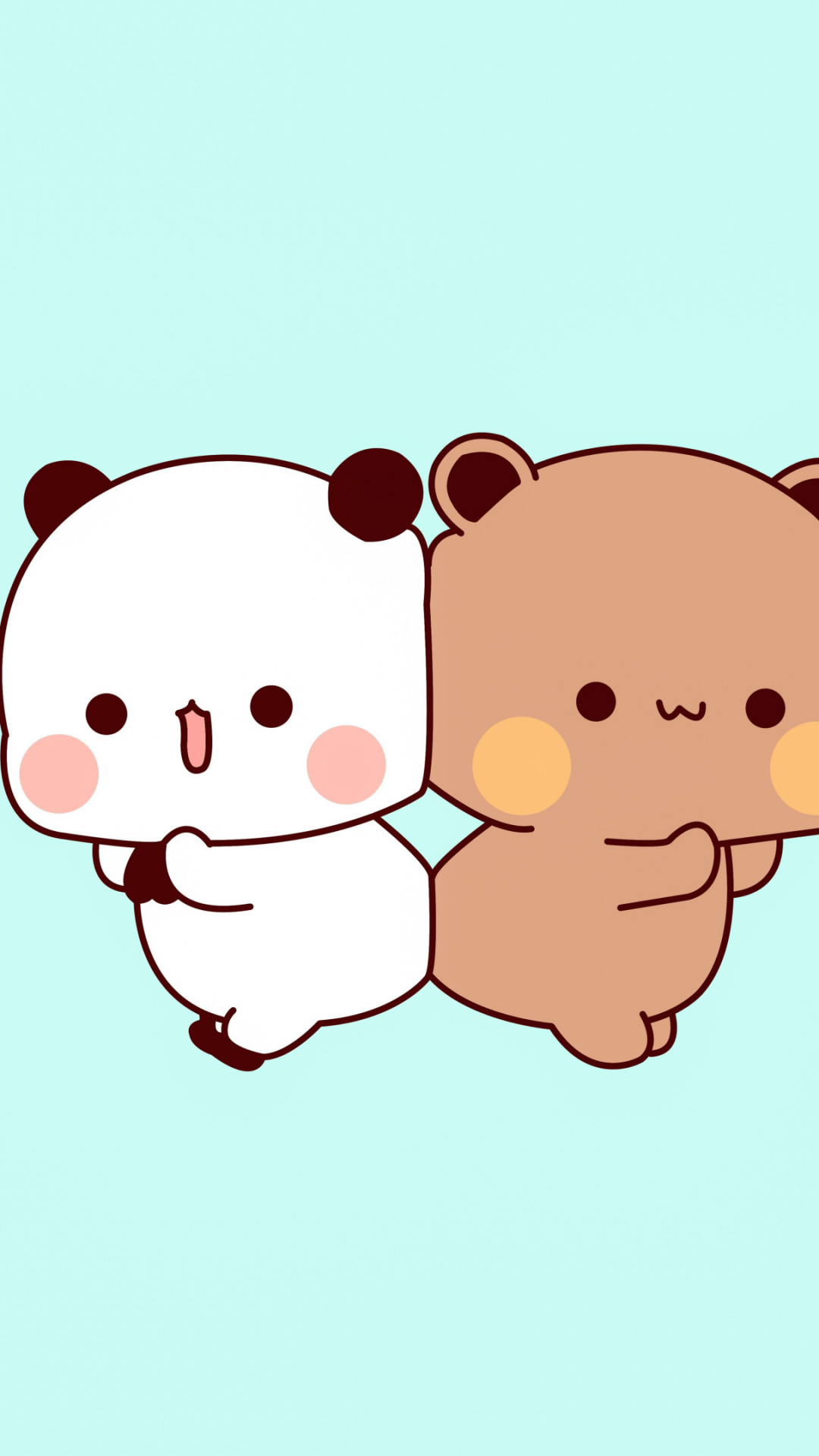 1080x1920 Adorable Wallpaper 4K, Milk bear, Mocha bear