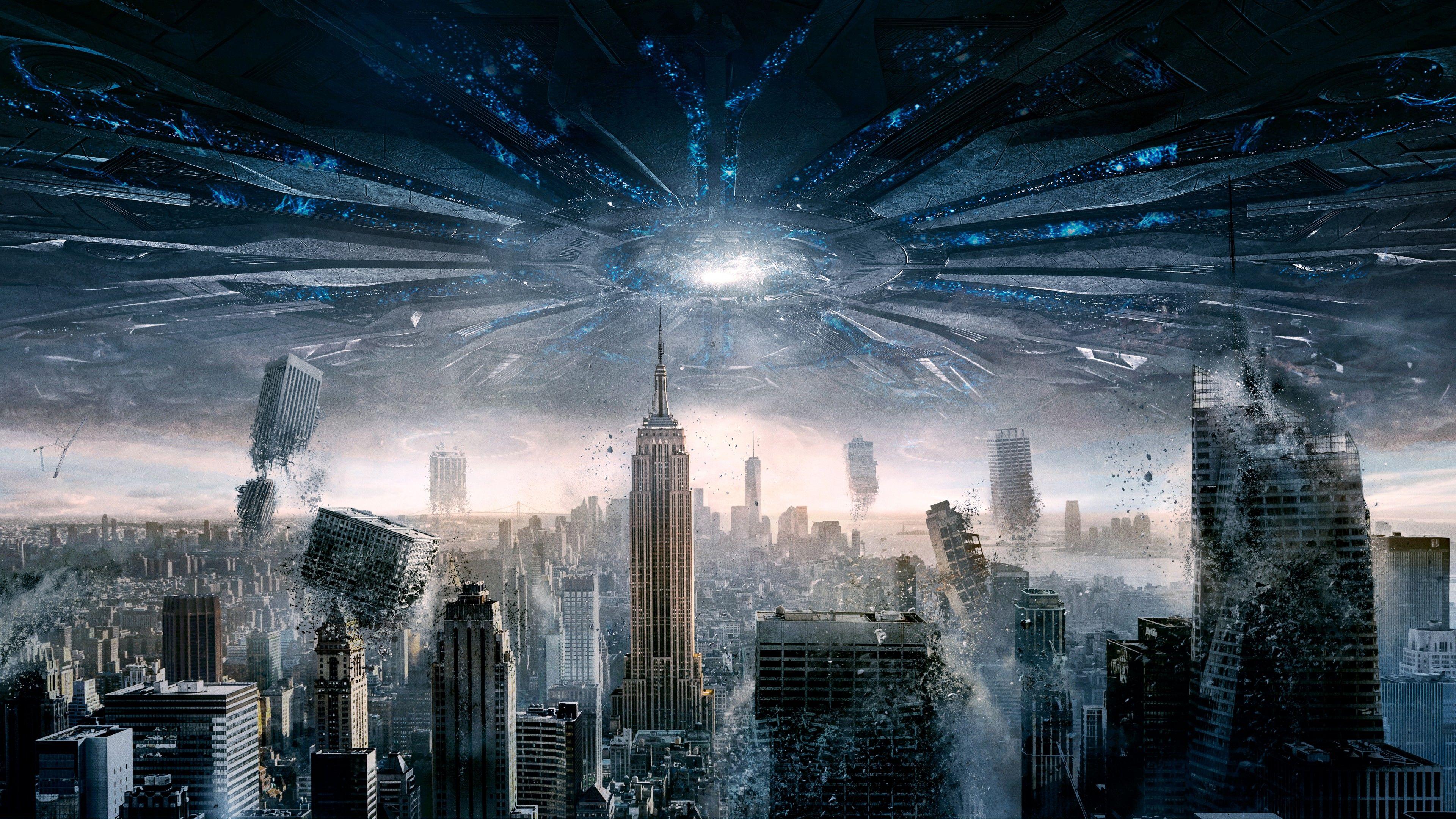 3840x2160 Wallpaper New York, Independence Day, Resurgence, 4K, Movies