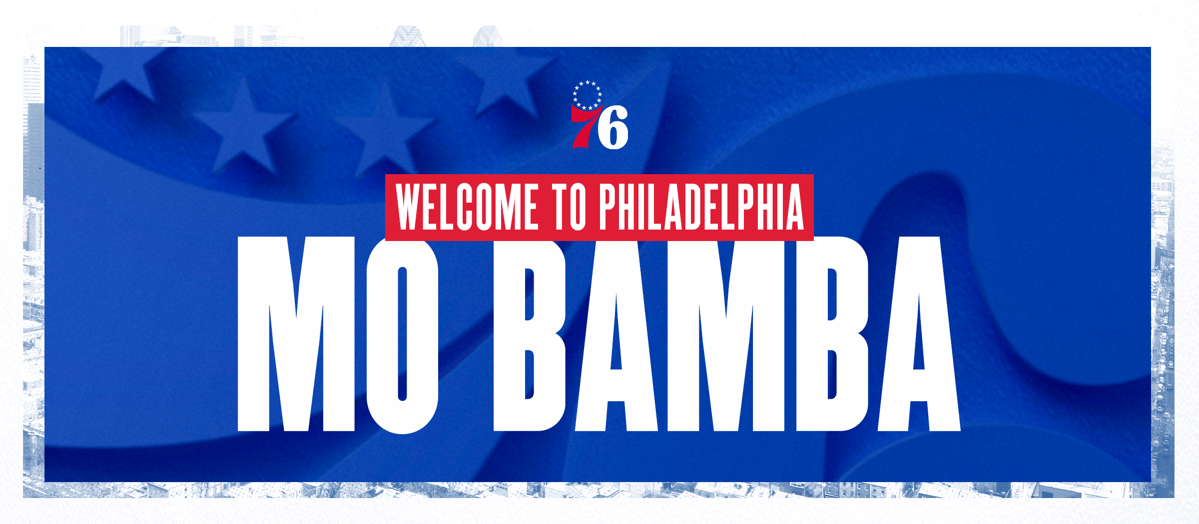 2400x1050 Mo Bamba Signs with Sixers