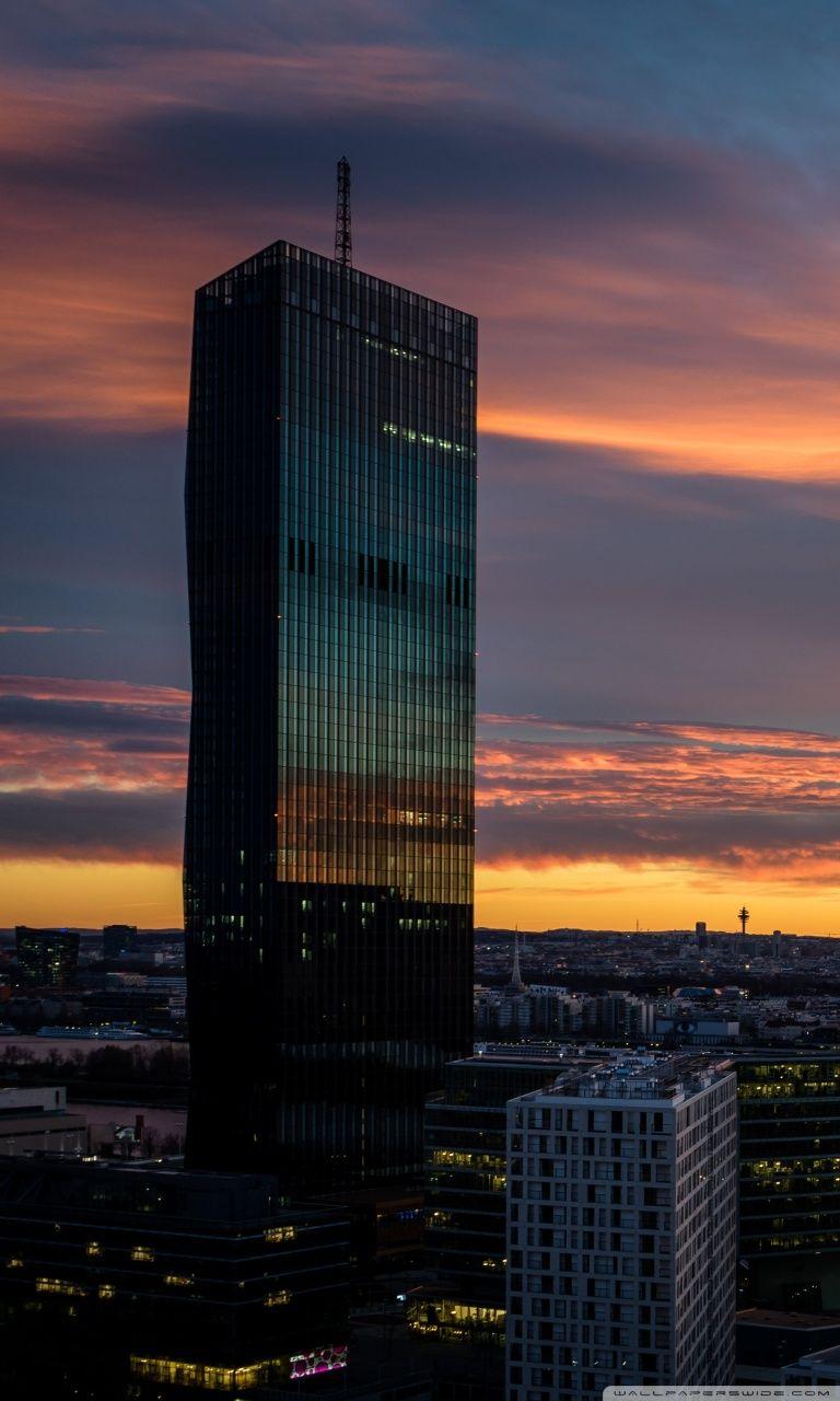 768x1280 Vienna Skyscraper Ultra HD Desktop Background Wallpaper for 4K UHD
