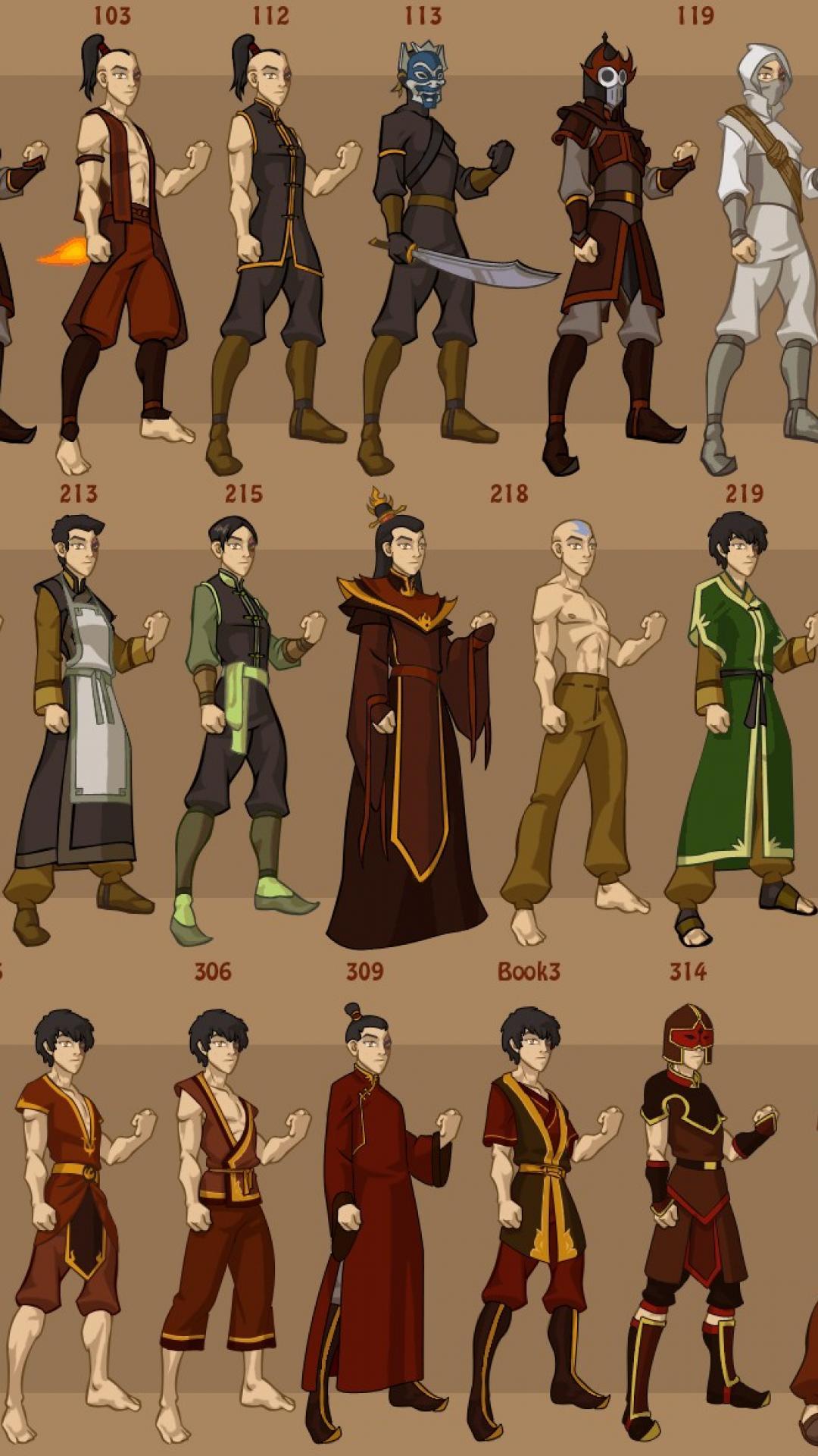 1080x1920 HD Avatar The Last Airbender Background