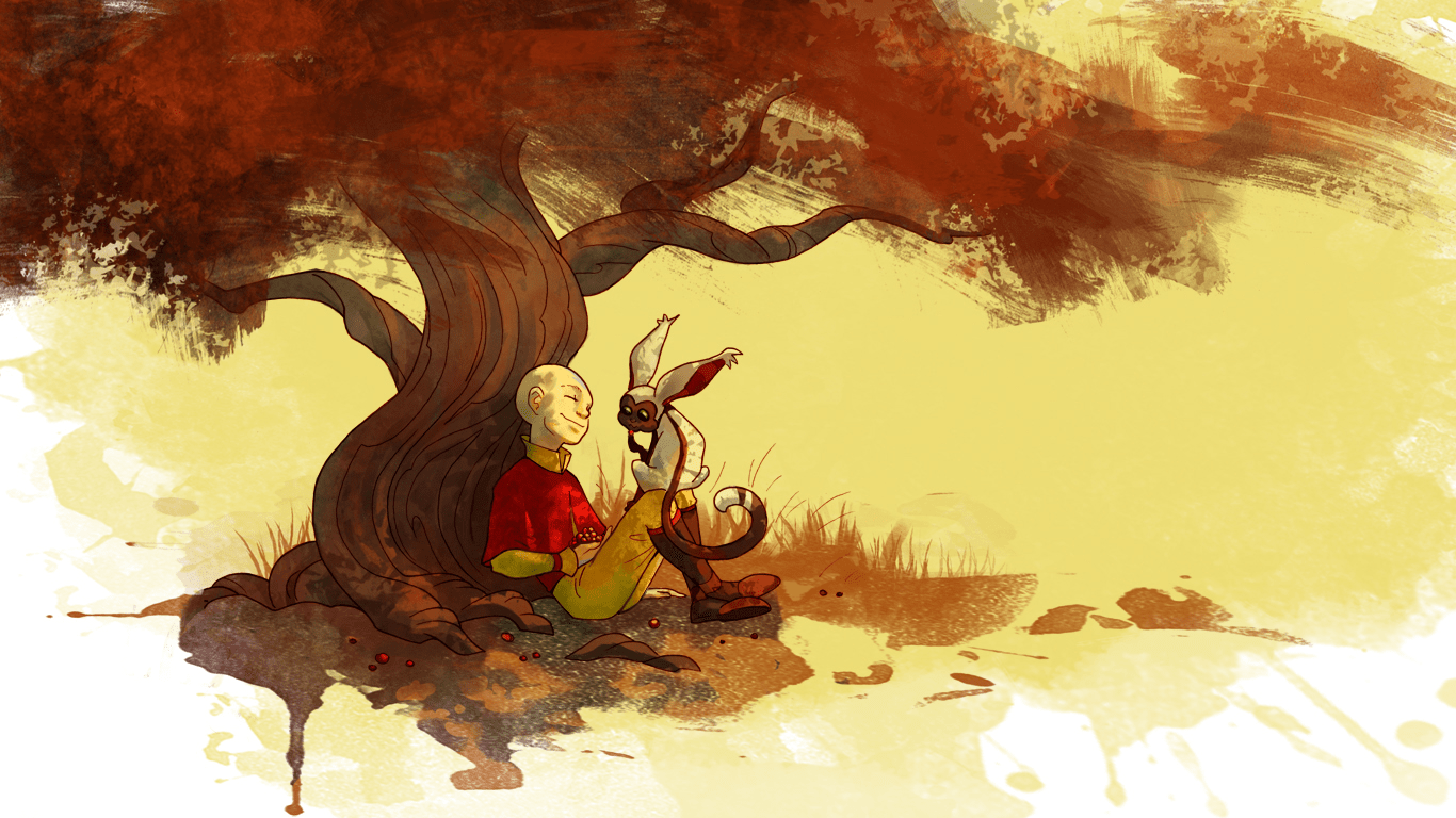 1366x768 avatar the last airbender fan art wallpaper Search