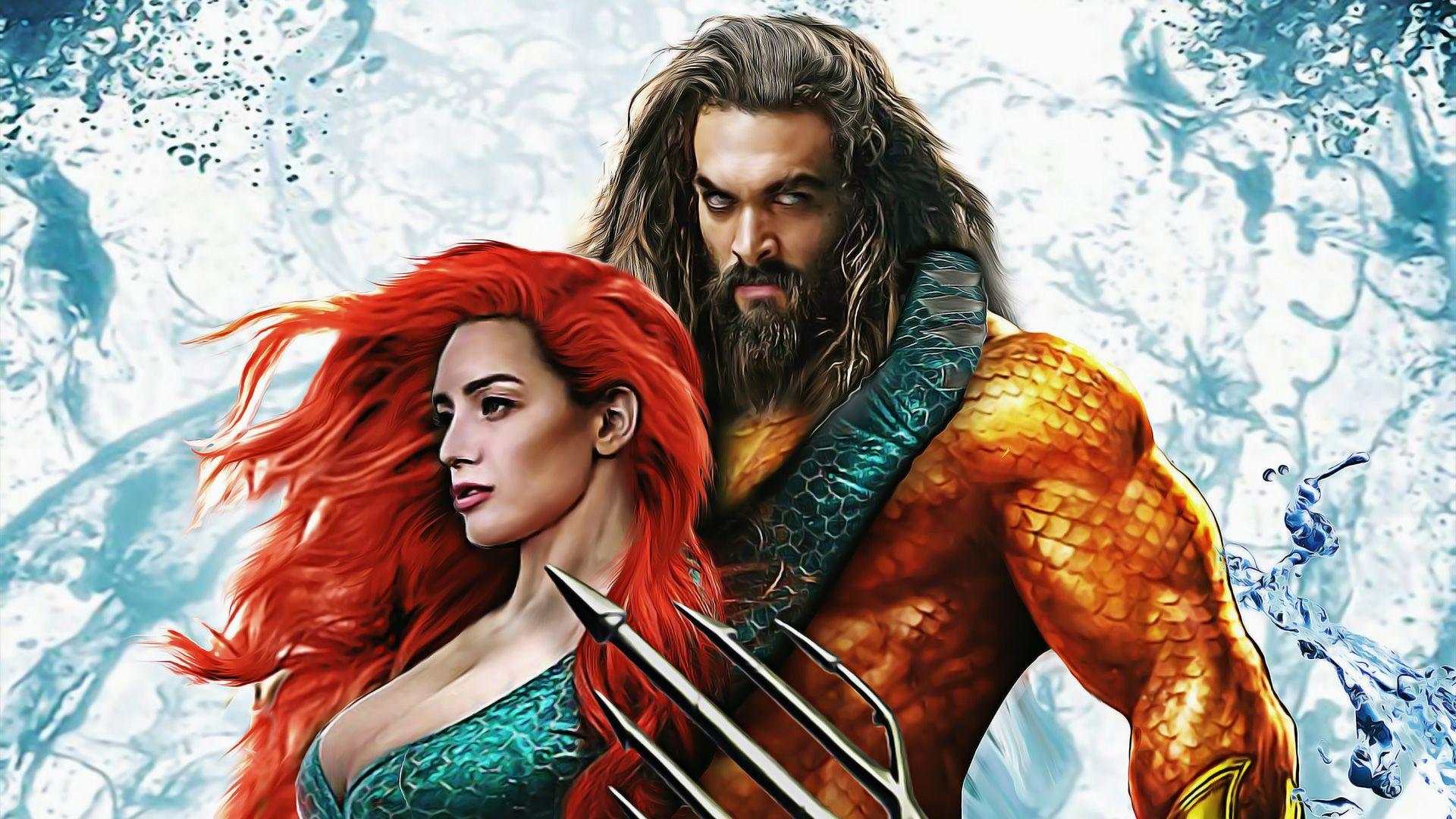 1920x1080 Aquaman And Mera Art, HD Superheroes, 4k Wallpaper, Image