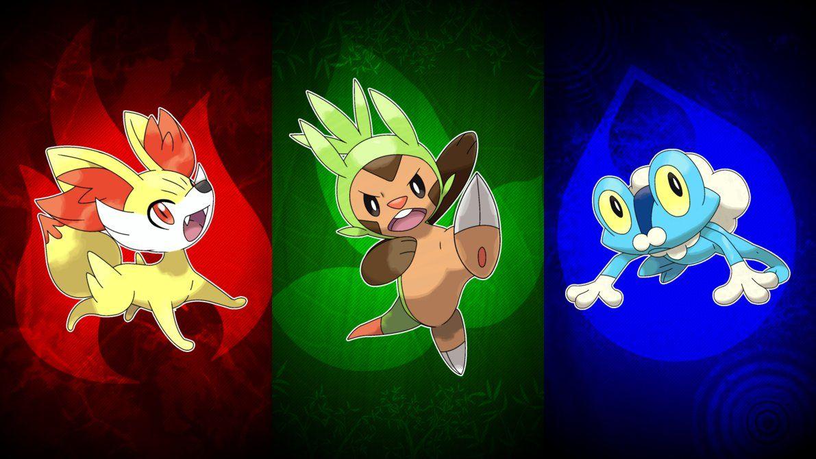 1191x670 Pokemon X and Y Starters Wallpaper