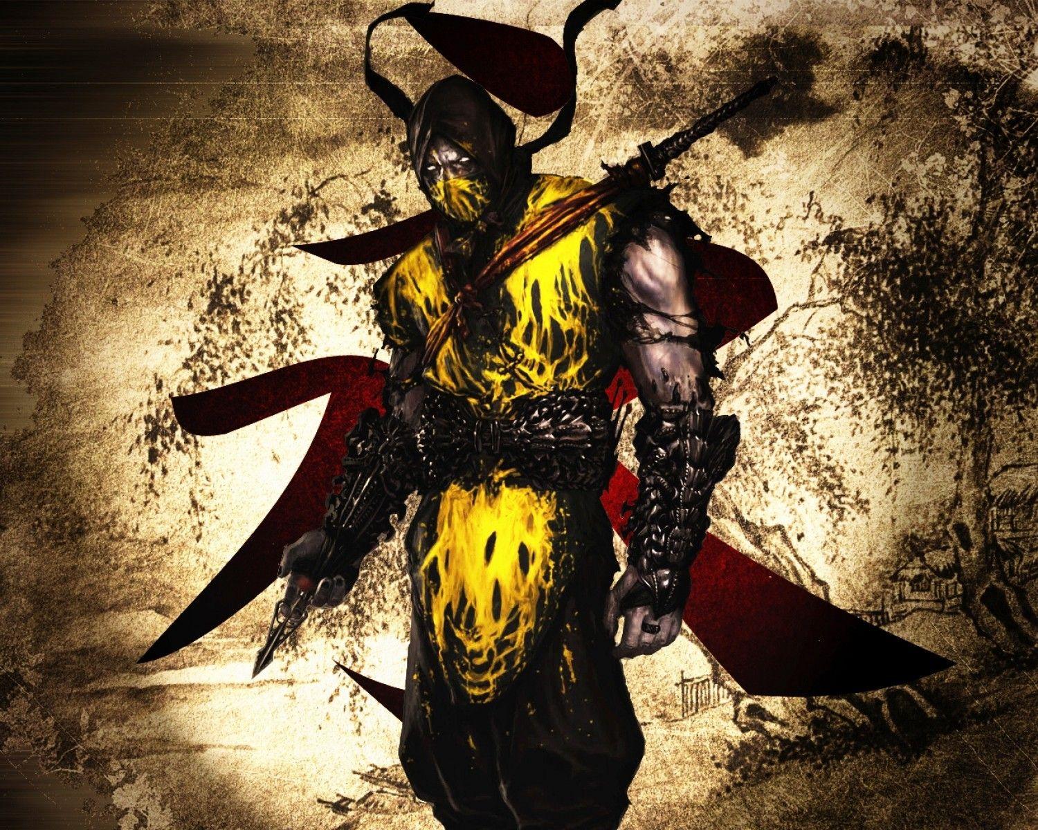 1500x1200 Mortal Kombat Scorpion Wallpaper For iPhone #RTc
