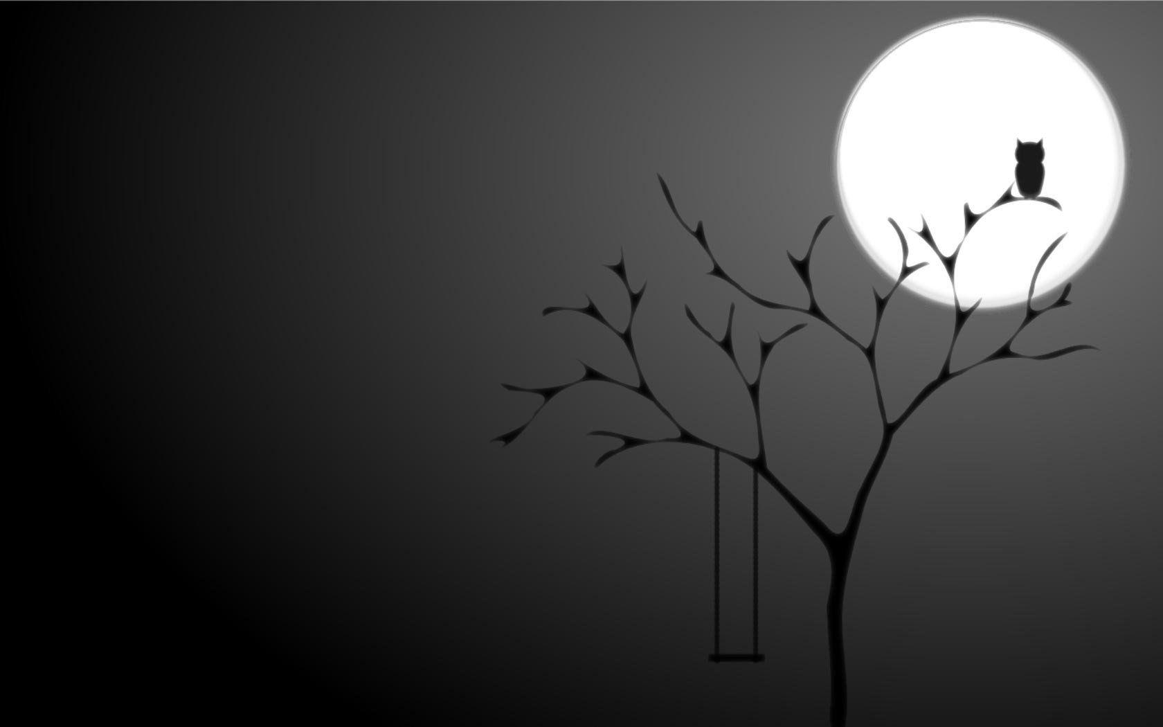 1680x1050 owl, Simple, Black HD Wallpaper / Desktop and Mobile Image & Photo