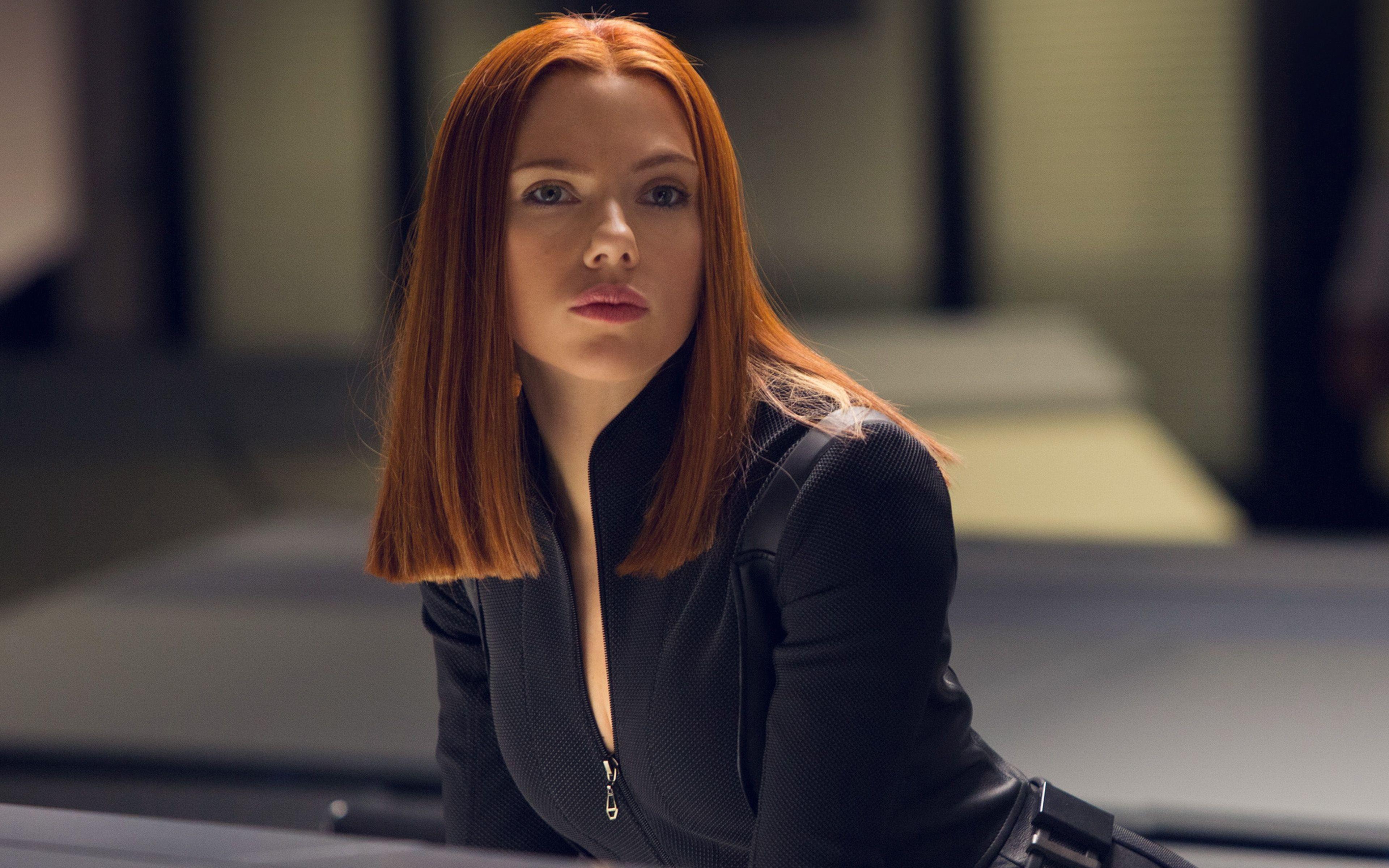 3840x2400 wallpaper for desktop, laptop. black widow girl hero