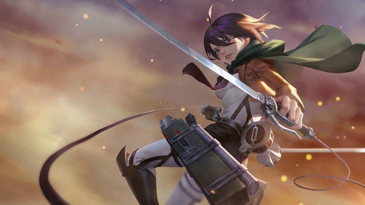1280x720 Live Wallpaper: Attack on Titan Mikasa Akama