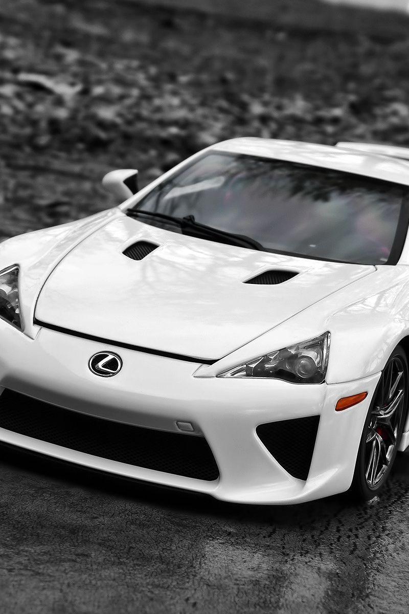 800x1200 Download wallpaper 800x1200 lexus lfa, supercar, white, front view