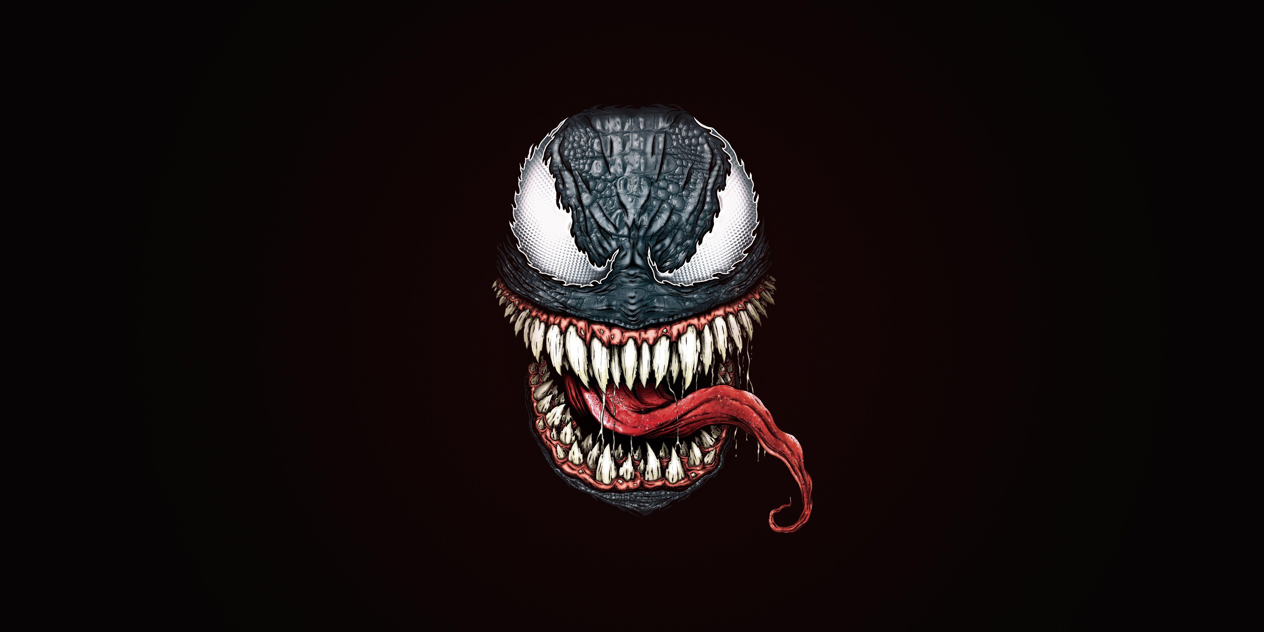 4800x2400 Wallpaper 4k Venom Minimal Wallpaper