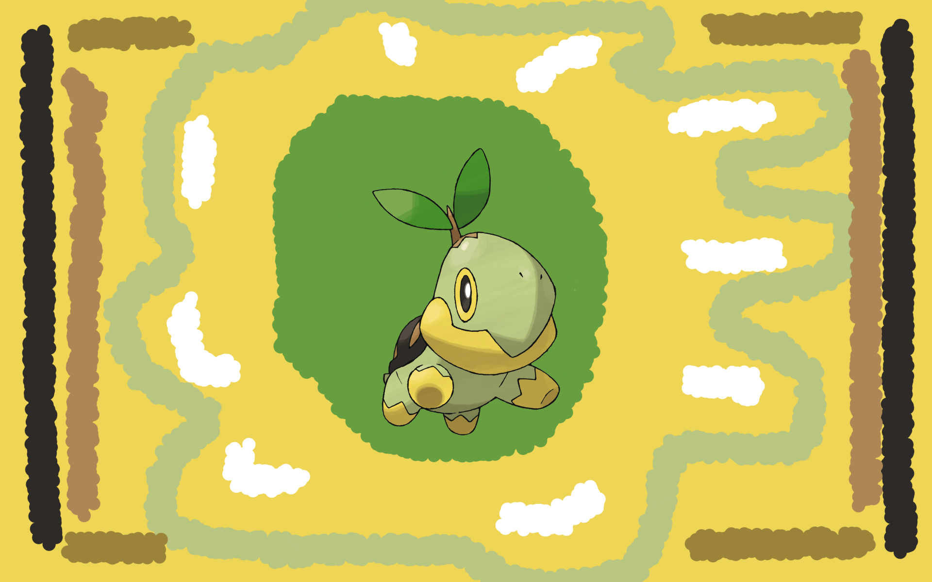 1920x1200 Free download Turtwig Wallpaper [1920x1200] for your Desktop