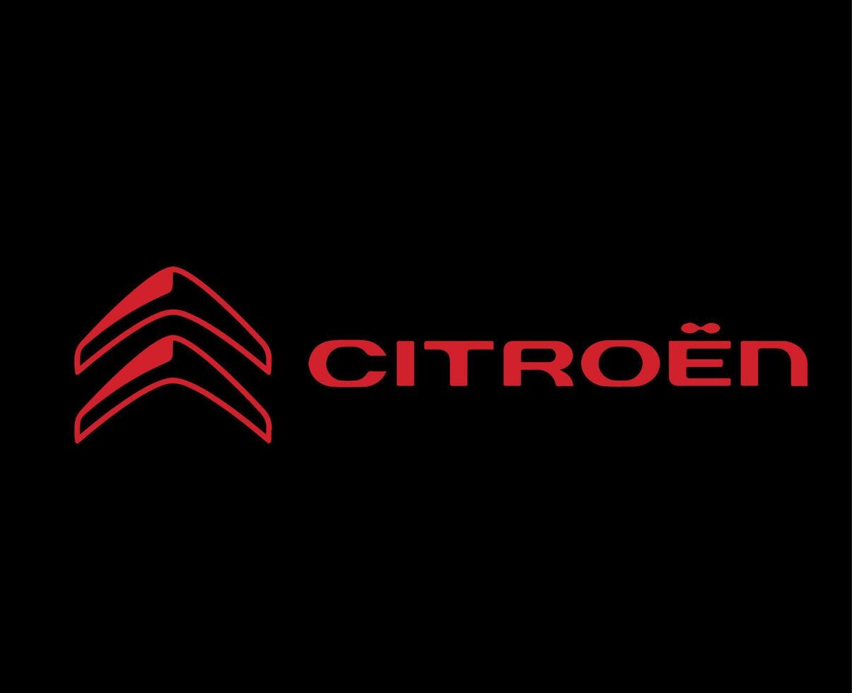 1205x980 citroen marca logo coche símbolo con nombre blanco diseño francés automóvil vector ilustración con negro antecedentes 20498697 Vector en Vecteezy