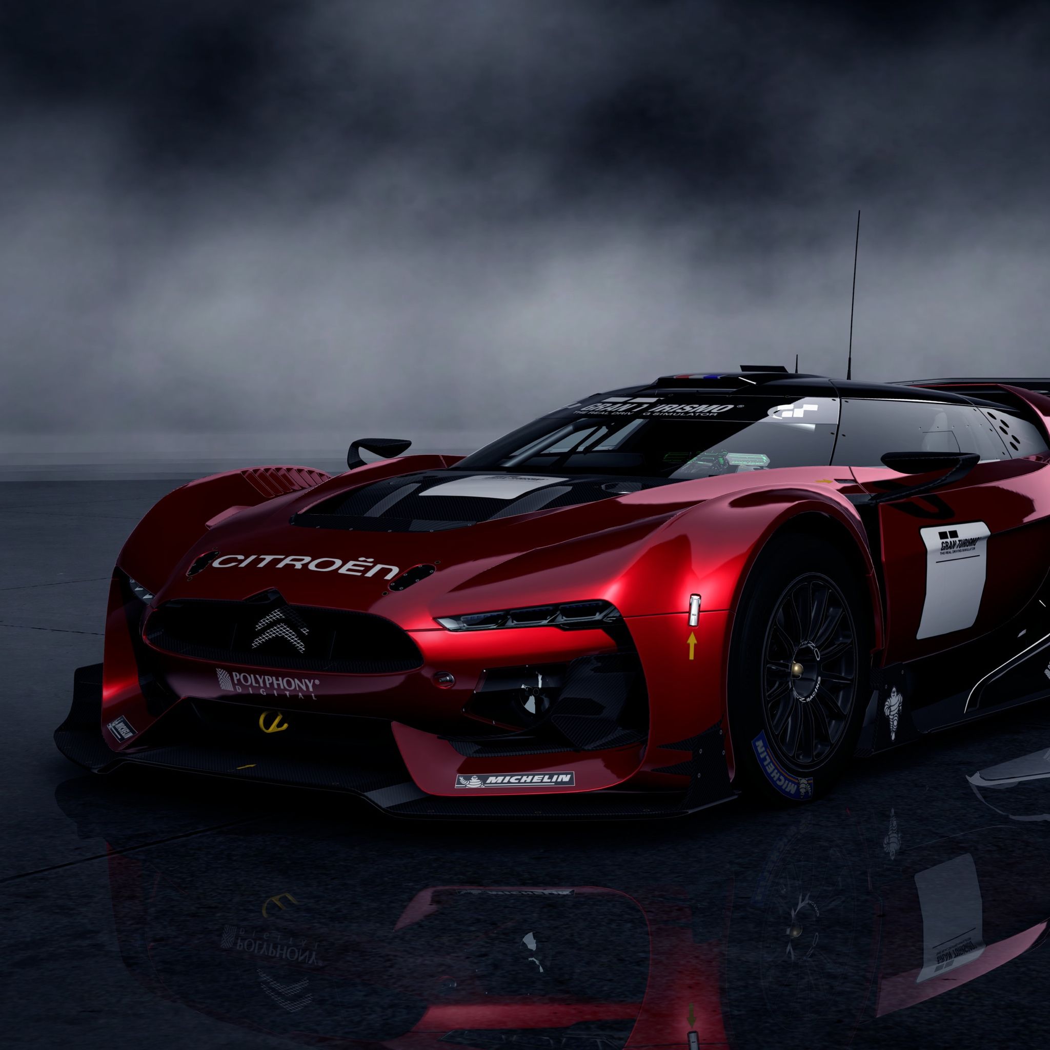 2048x2048 Citroen Concept Car Wallpaper for iPhone Pro Max, X, 6