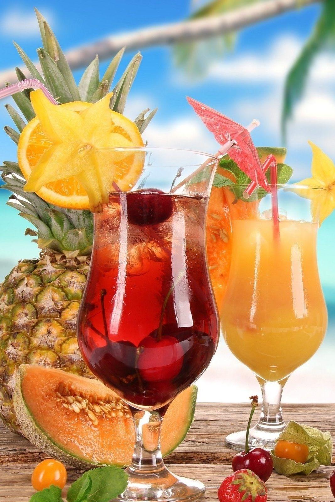 1067x1600 Summer Drinks HD Wallpaper iPhone 3D iPhone Wallpaper