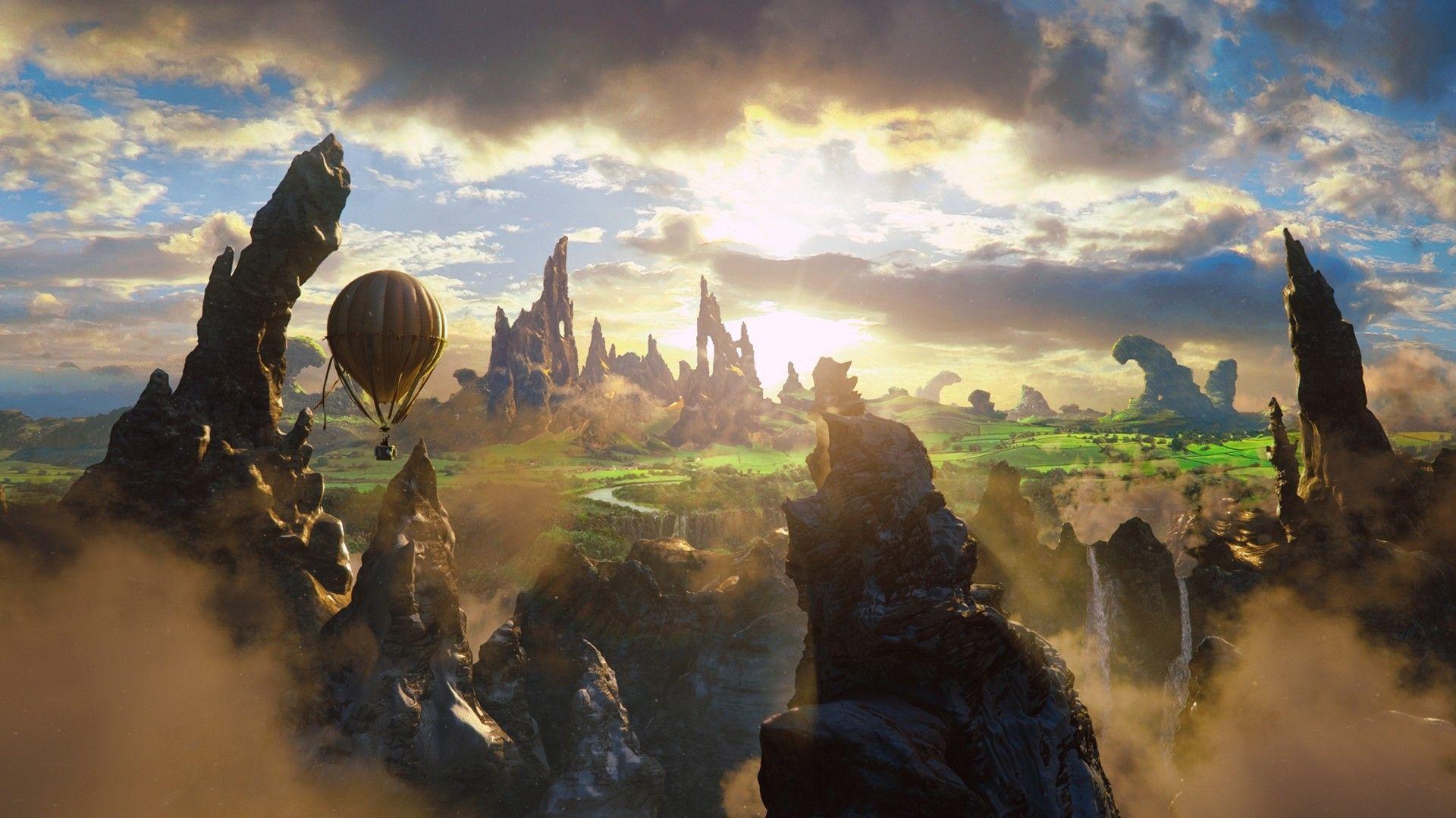 1920x1080 clouds, landscapes, movies, fields, dust, fantasy art, sunlight