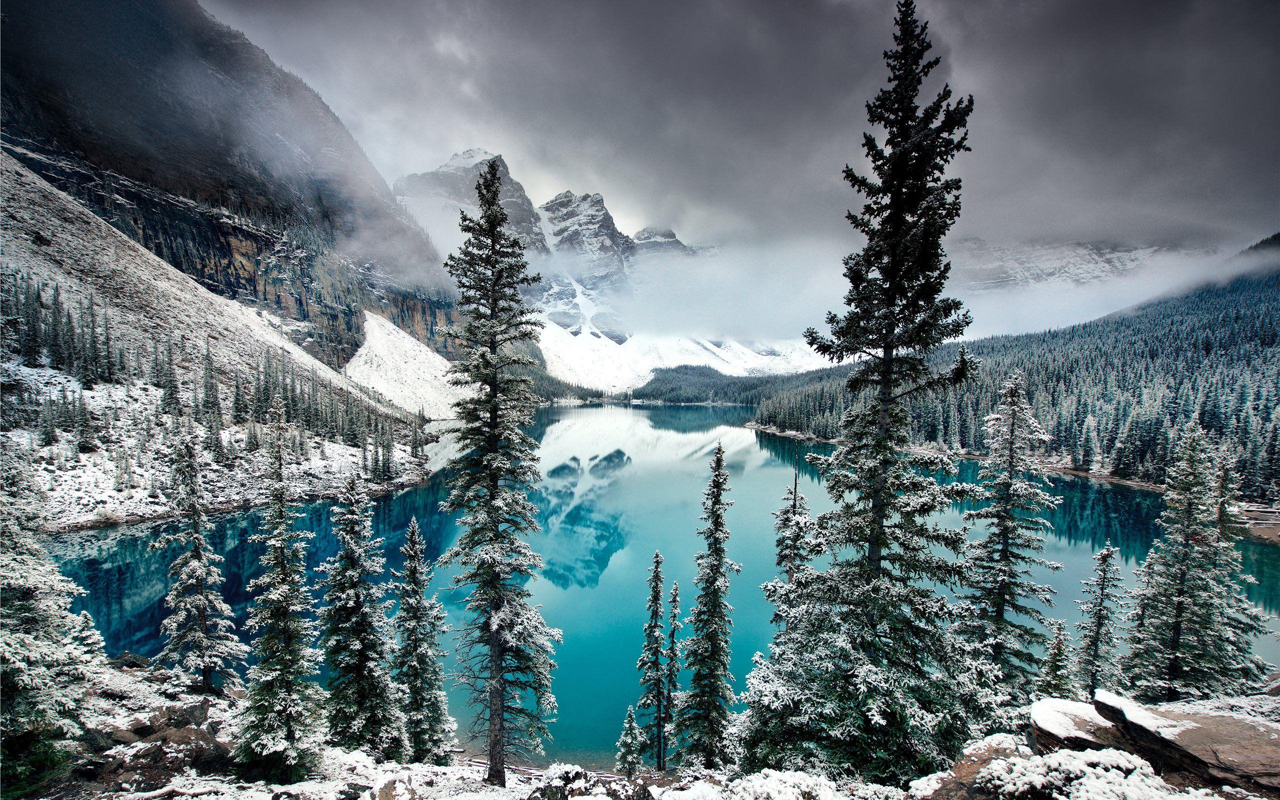 2560x1600 Moraine lake MacBook Air Wallpaper Download