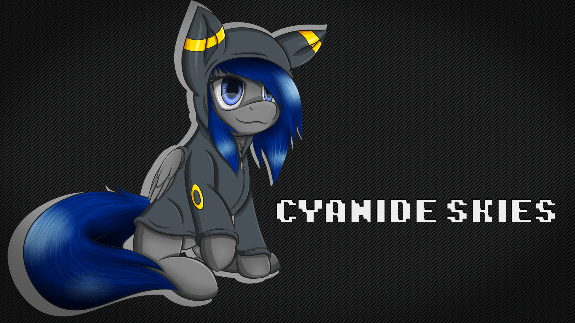 1920x1080 Cyanide Skies Umbreon Hoodie Wallpaper