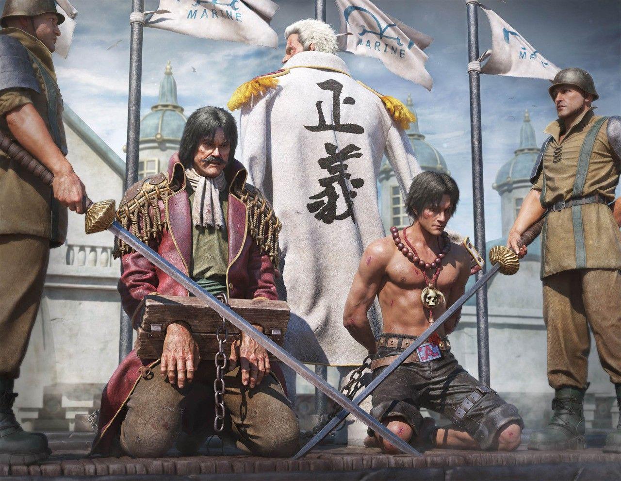 1280x991 One Piece, Portgas D. Ace, Gol D. Roger, Monkey D. Garp Wallpaper