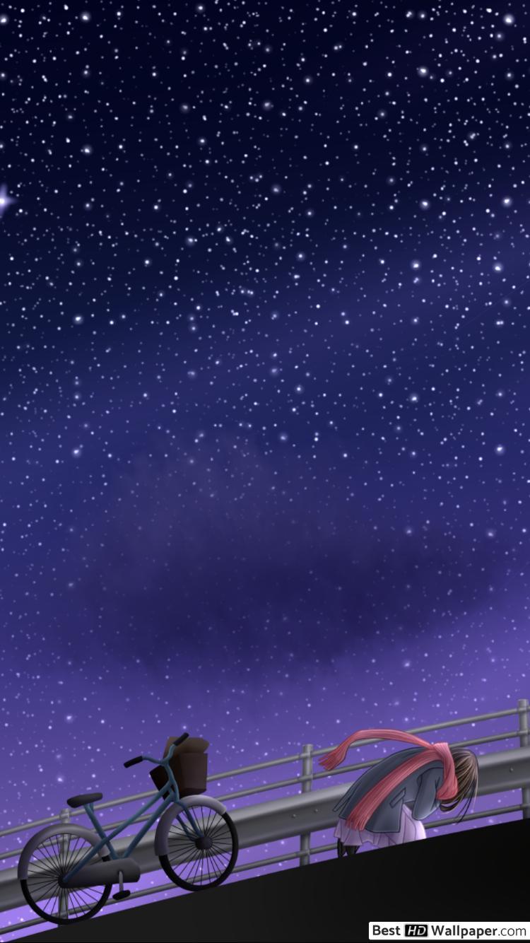 750x1334 Noragami Iki (Lonely Under Night Sky) HD wallpaper download