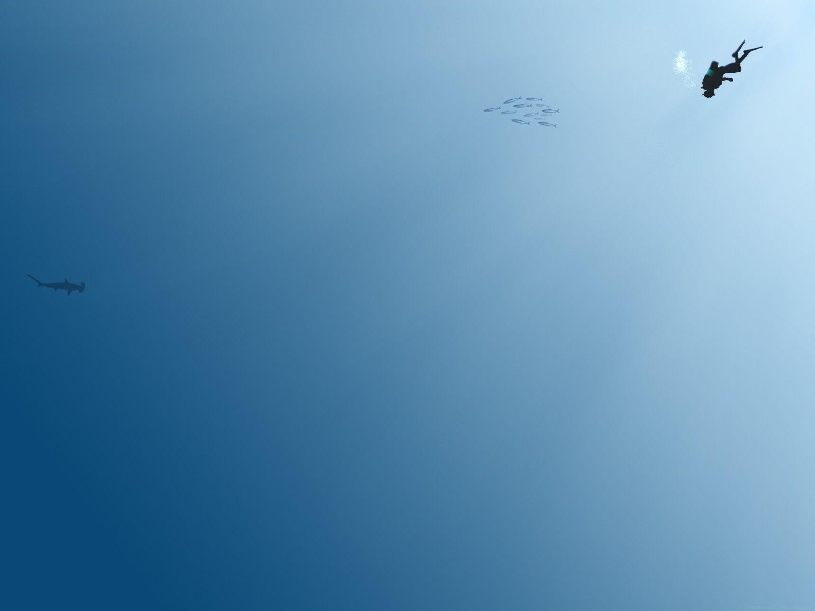 1600x1200 Minimalist Ocean Wallpaper