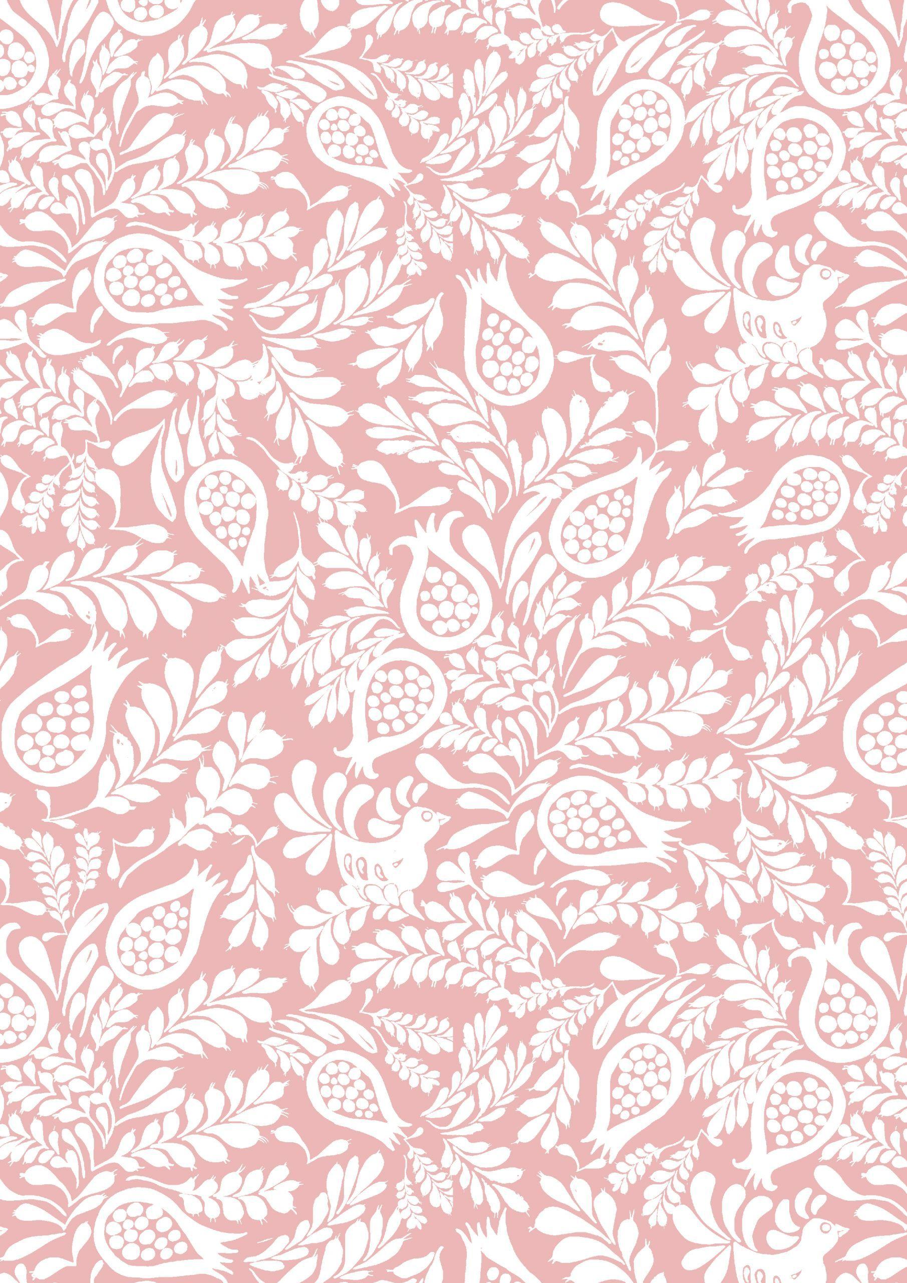 Dusty Rose Fabric Wallpaper and Home Decor  Spoonflower