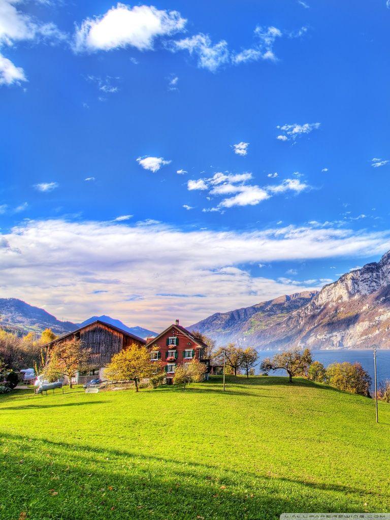 768x1024 Lake in Switzerland Ultra HD Desktop Background Wallpaper for 4K UHD TV : Multi Display, Dual Monitor : Tablet