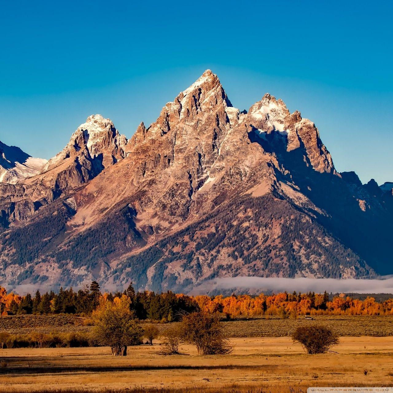 1280x1280 Grand Teton National Park Ultra HD Desktop Background Wallpaper