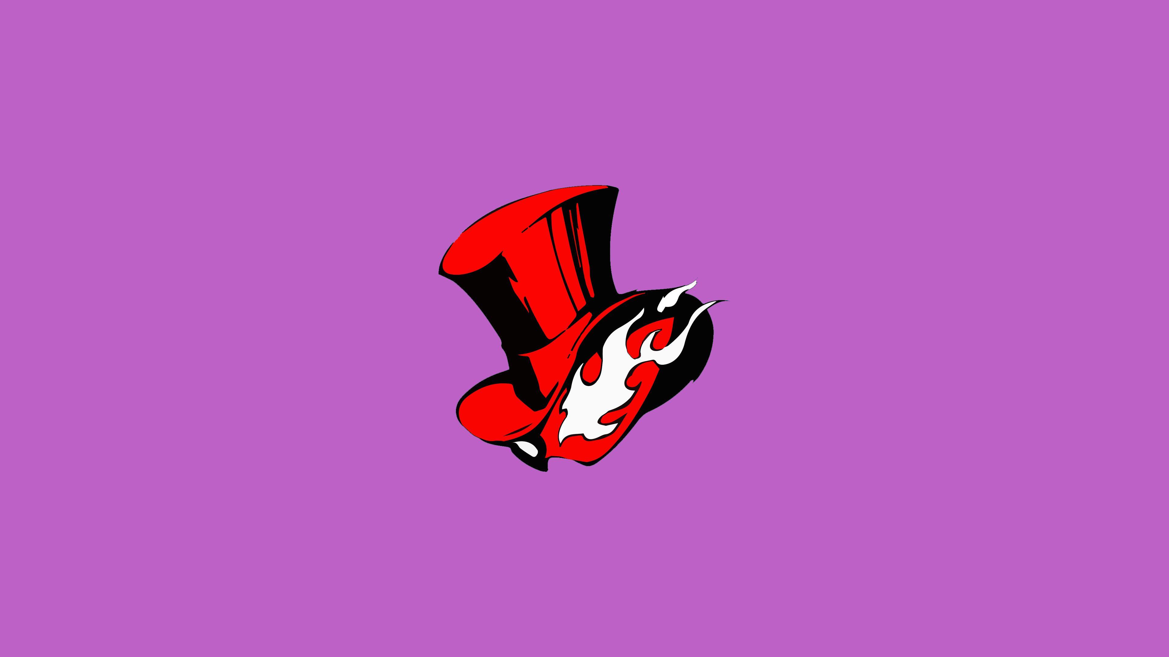 3840x2160 Persona 5 Phantom Thieves Logo Wallpaper