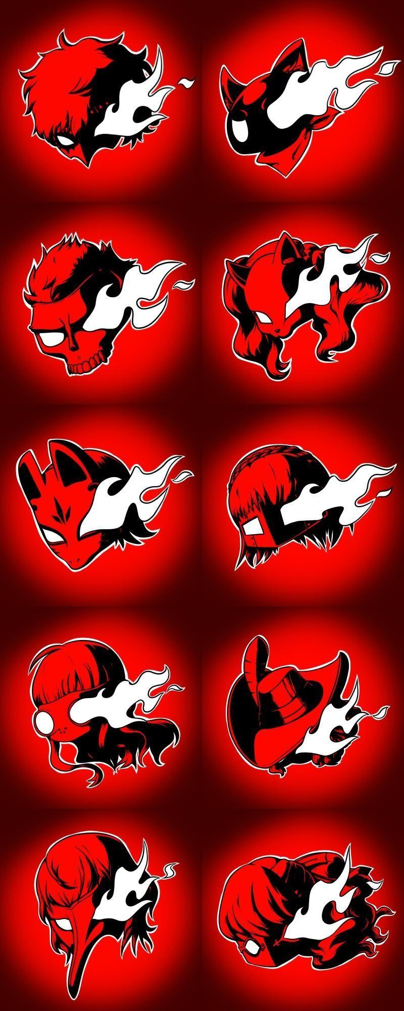 Persona 5 Logo Wallpapers - Top Free Persona 5 Logo Backgrounds ...