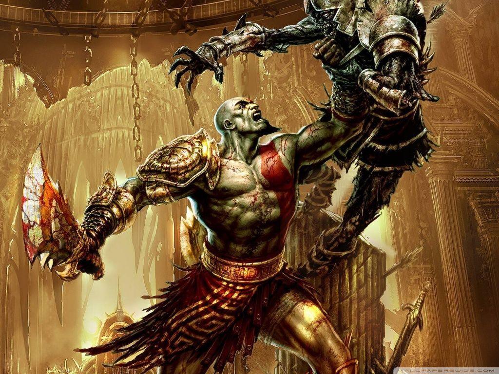 1024x768 God Of War Game Ultra HD Desktop Background Wallpaper for