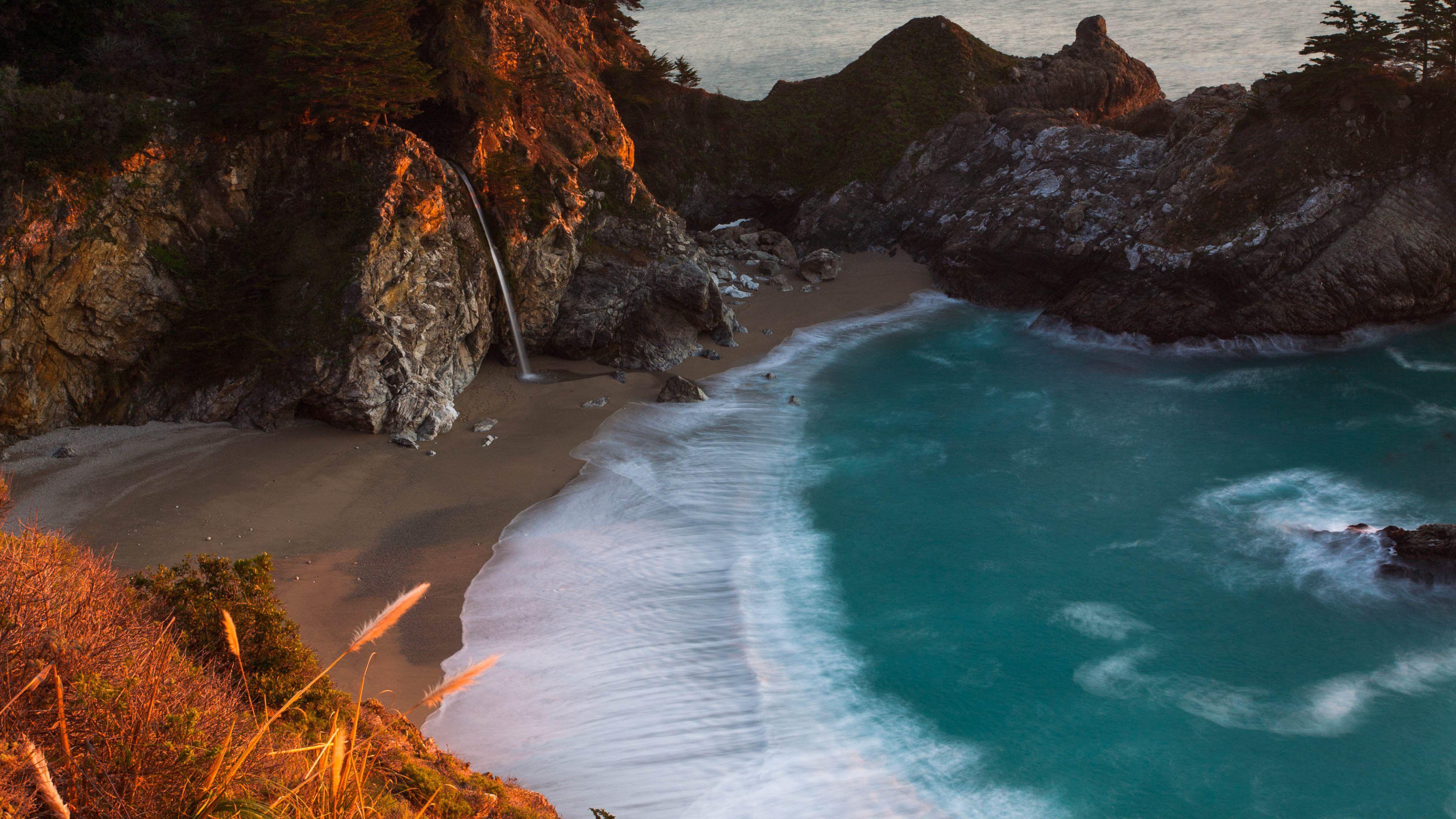3840x2160 Beautiful Sea Shore, HD Nature, 4k Wallpaper, Image, Background