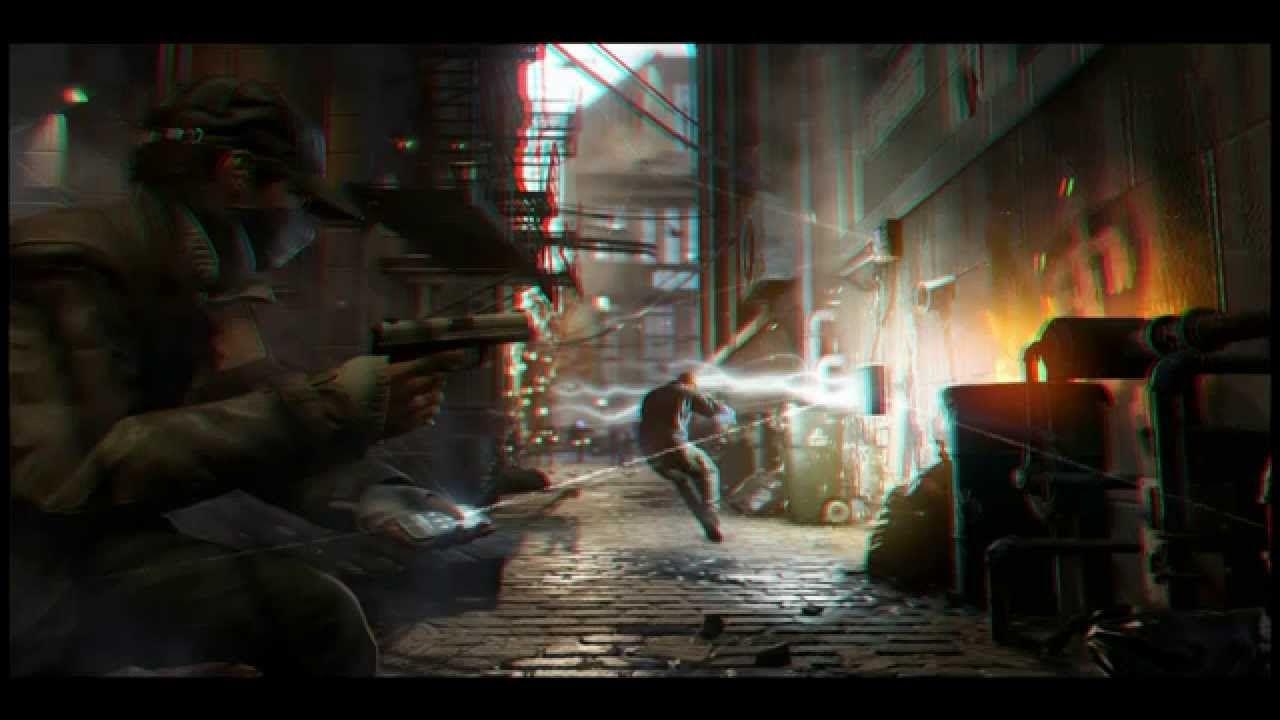 1280x720 4K 3D Wallpaper Games Red Cyan