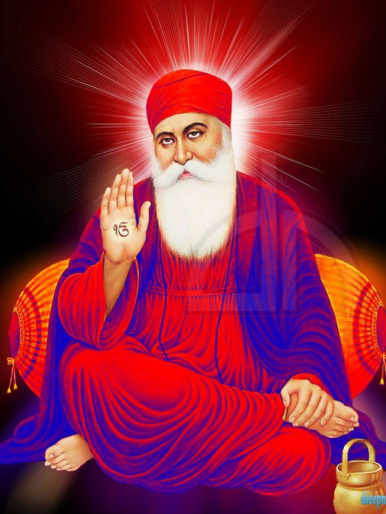 768x1024 Free download Download Wallpaper of First Sikh Guru Nanak Dev Ji
