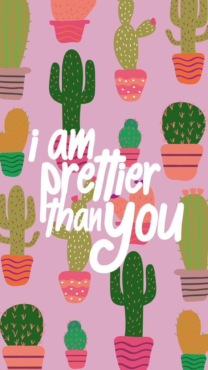 675x1200 Fatema Alminoo Cactus iPhone Wallpaper I am