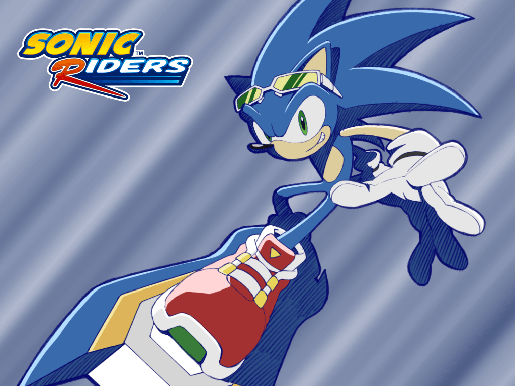 1024x768 sonic riders wallpaper sonic, Sonic free