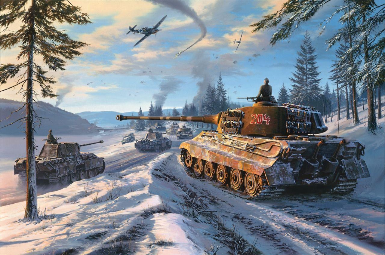 1280x848 King Tiger bao trùm cuộc tiến công của xe tăng Panther, Ardennes