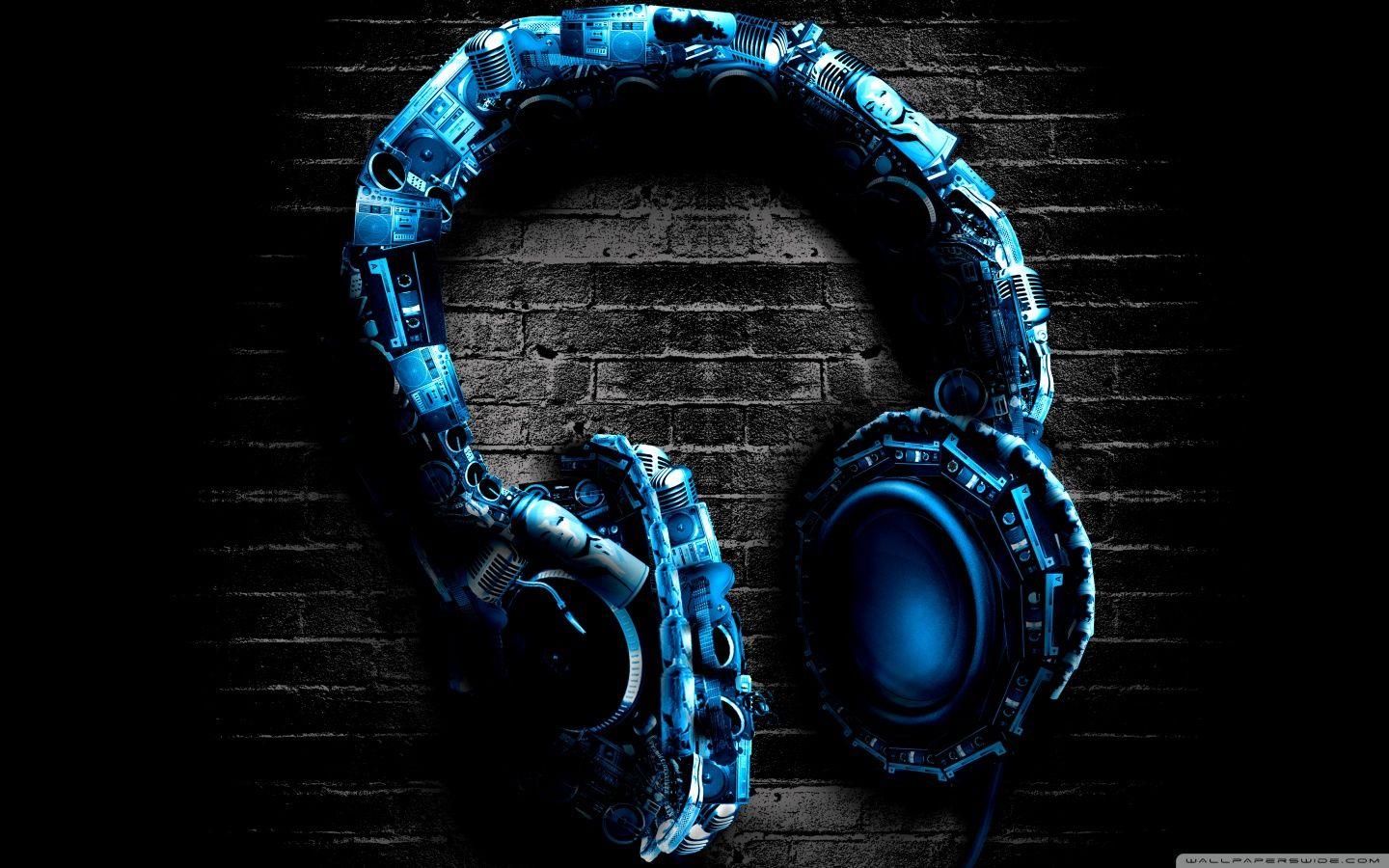 1440x900 Abstract Headphones Ultra HD Desktop Background Wallpaper for 4K