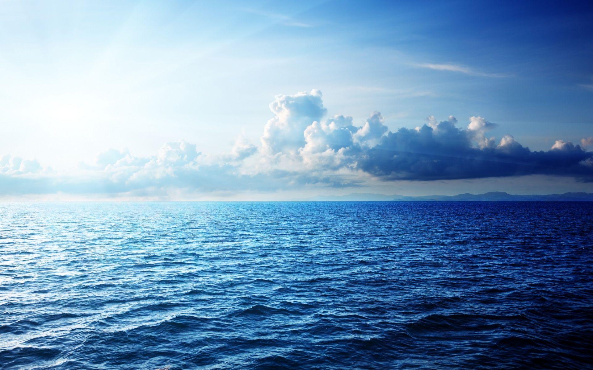 1920x1200 Caribbean Ocean & Nice Clouds desktop PC and Mac wallpaper