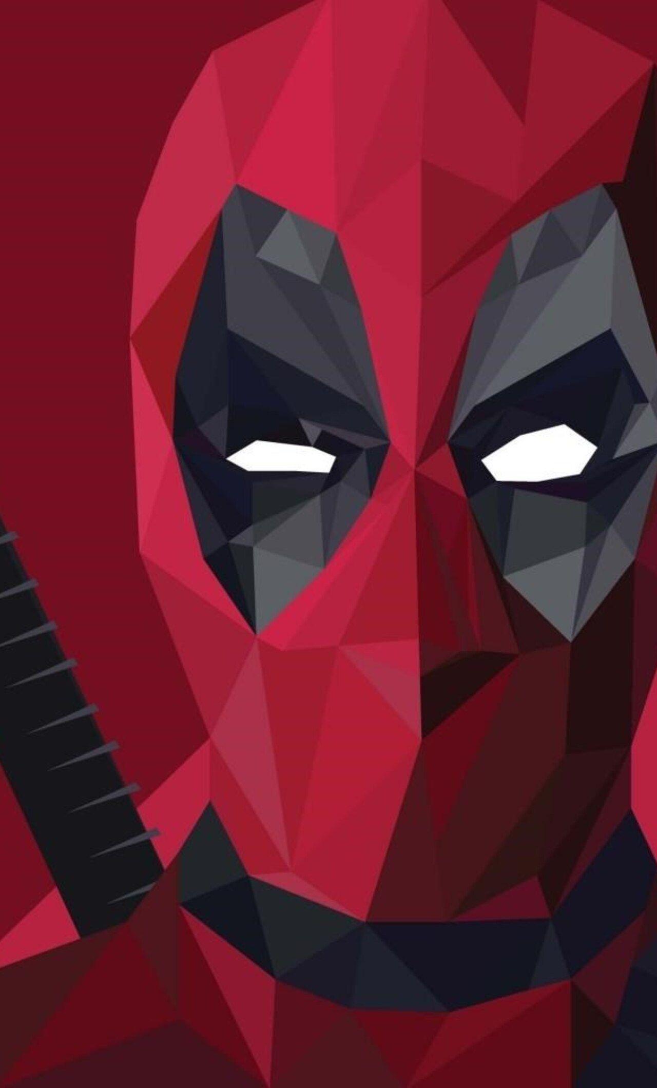 1280x2120 Deadpool Abstract Art iPhone HD 4k Wallpaper, Image