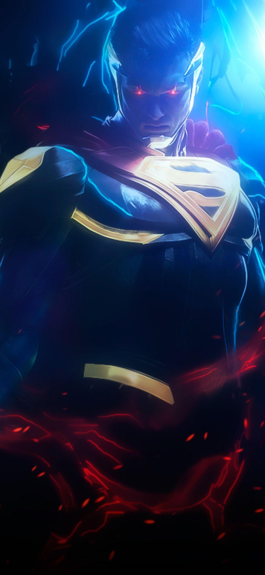 1125x2436 Superman Injustice 2 Art iPhone XS, iPhone iPhone X HD