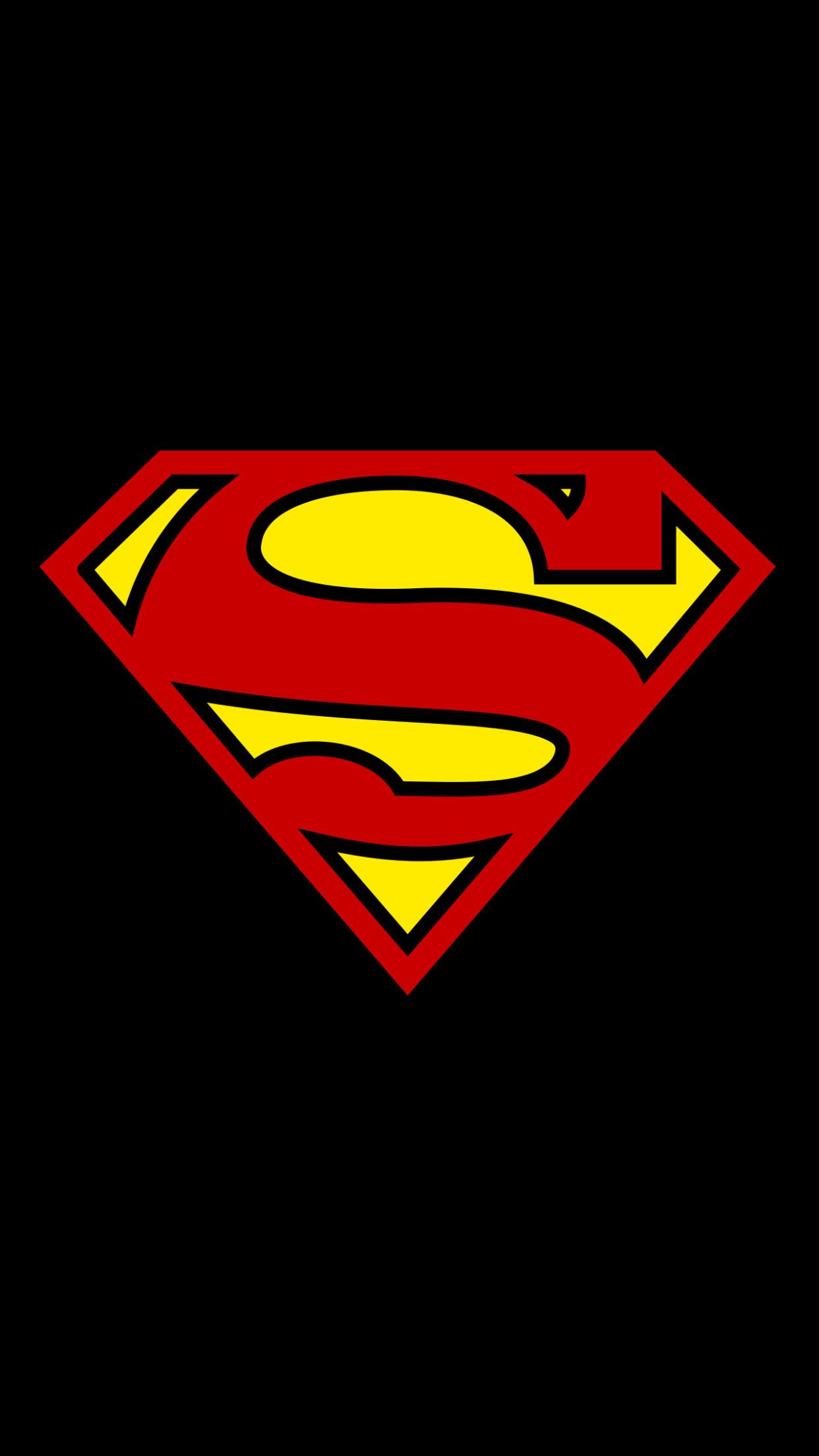1242x2208 Superman Logo IPhone Wallpaper HD 1242x 151.73 Kb