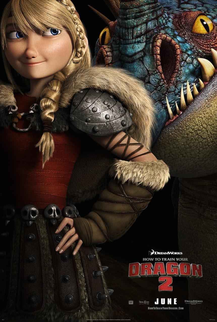 860x1274 Astrid and Stormfly from How to Train Your Dragon 2 Desktop Wallpaper