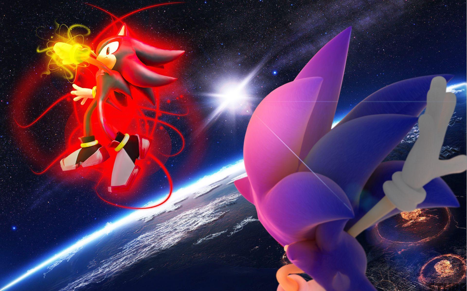 1920x1200 More Like Sonic Vs Shadow