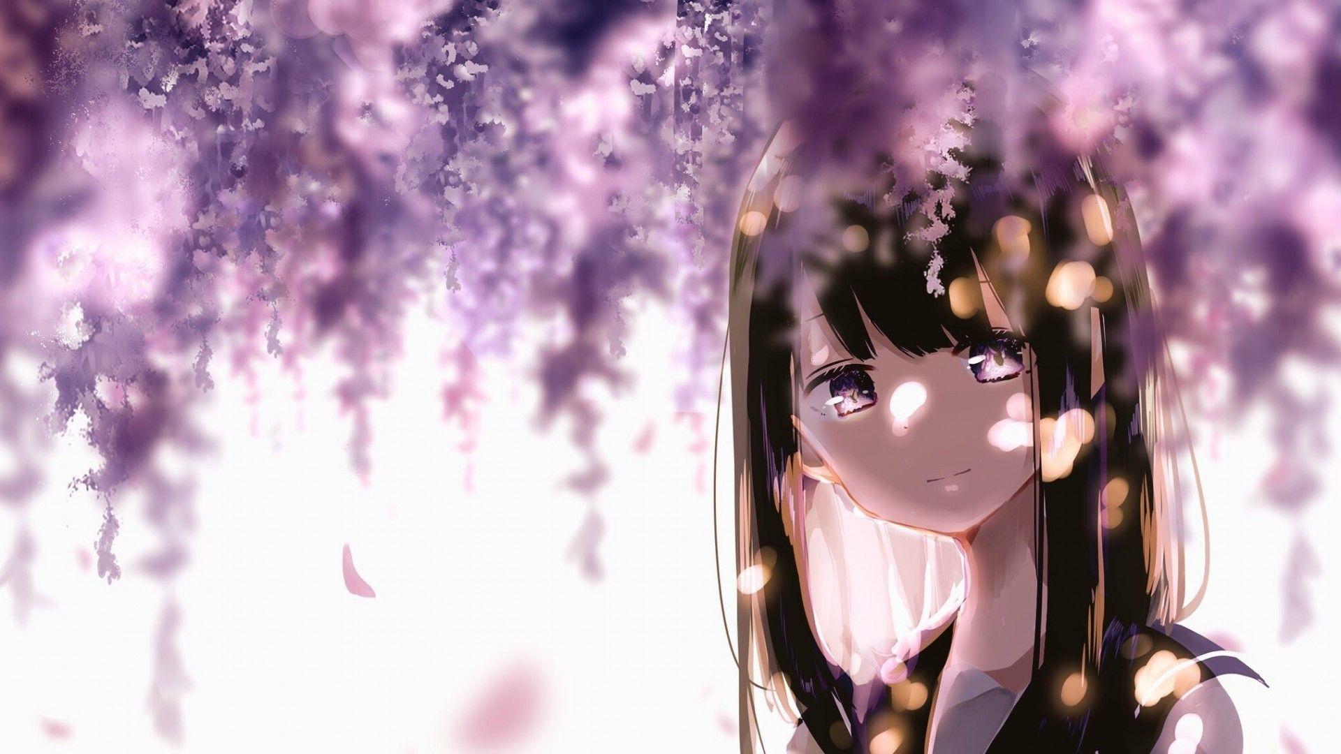 Anime Cherry Blossom Girl Wallpapers Top Free Anime Cherry Blossom Girl Backgrounds 