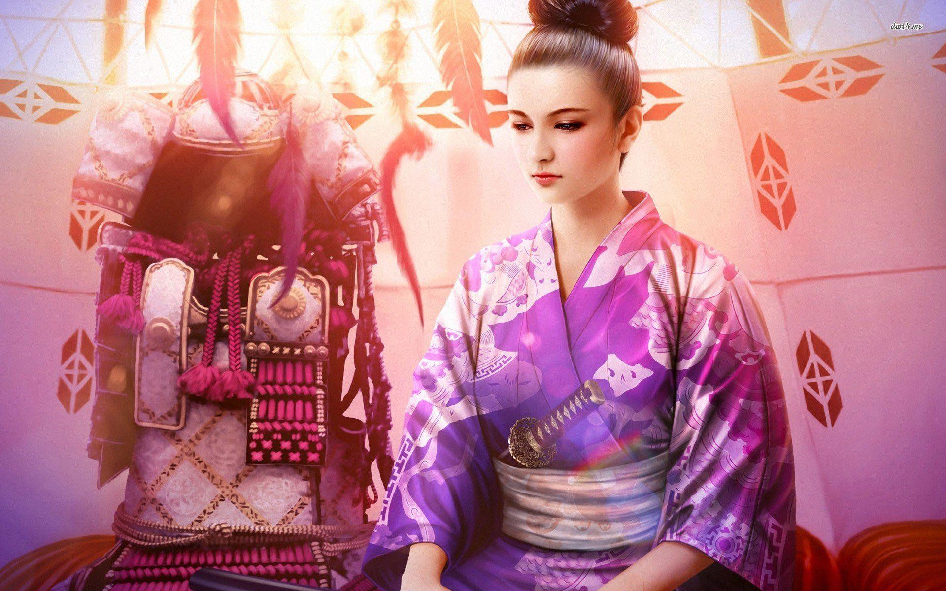 1920x1200 Samurai Woman 701273