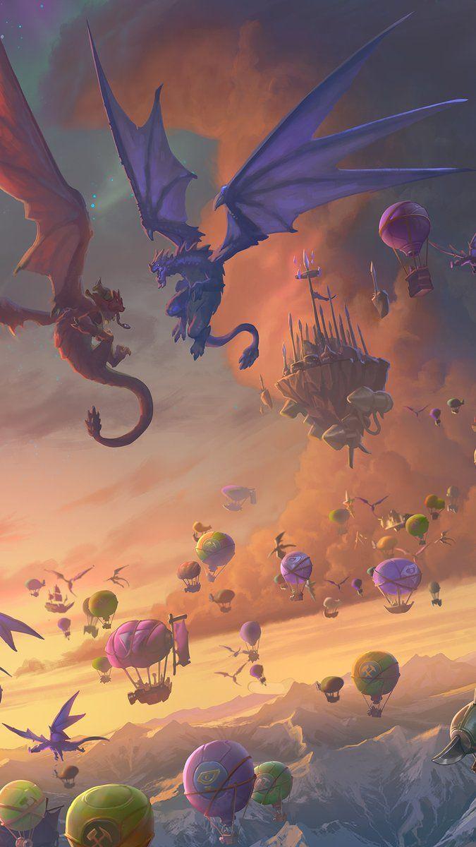 675x1200 Hearthstone Dragons, Rocket Powered Mechs