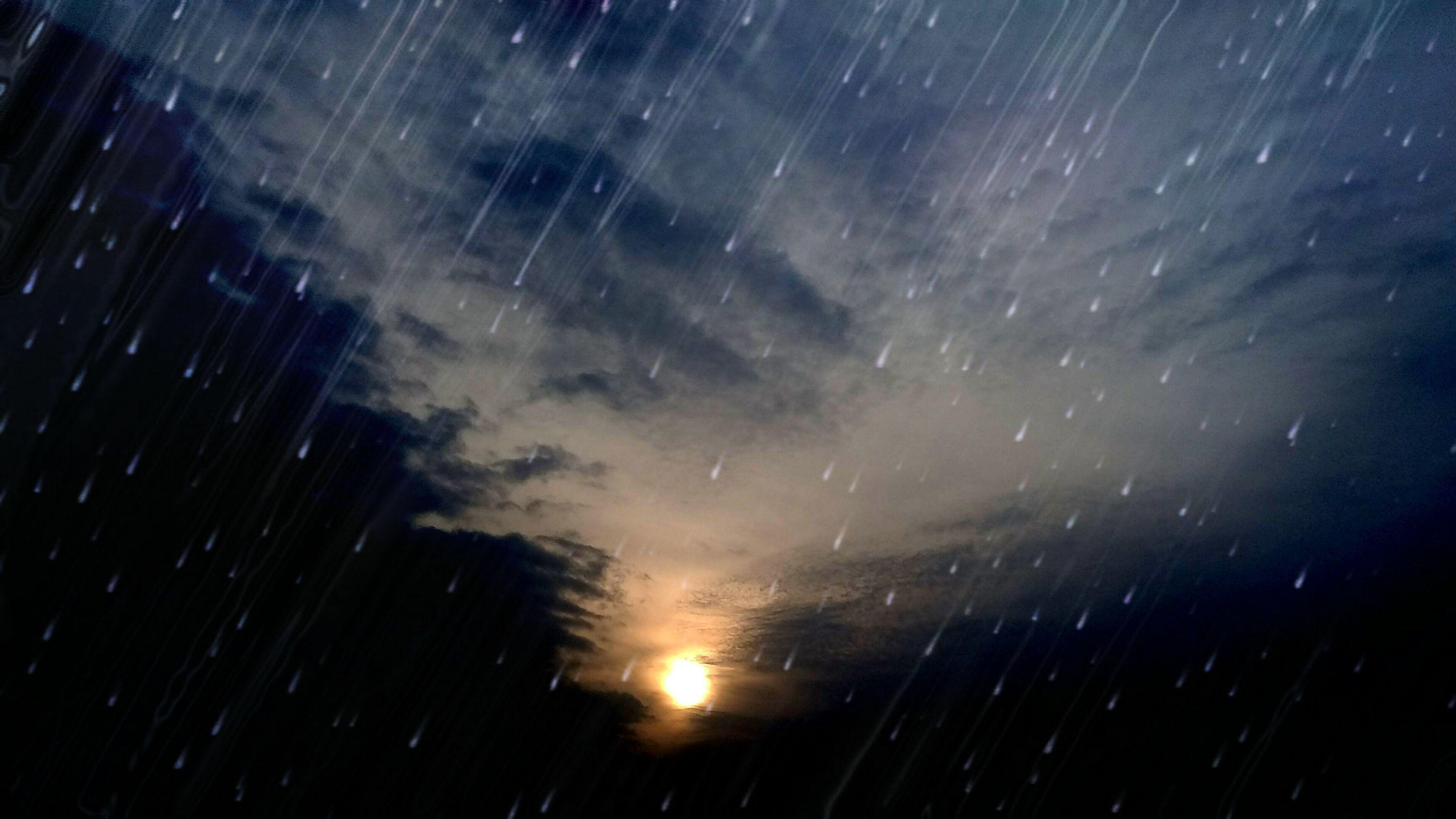 3460x1946 Free of desktop wallpaper, evening sun, rain